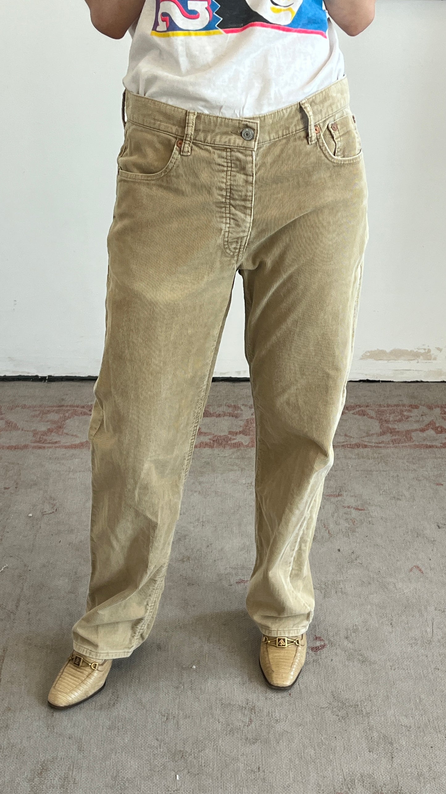 GAP Beige Corduroy Pants