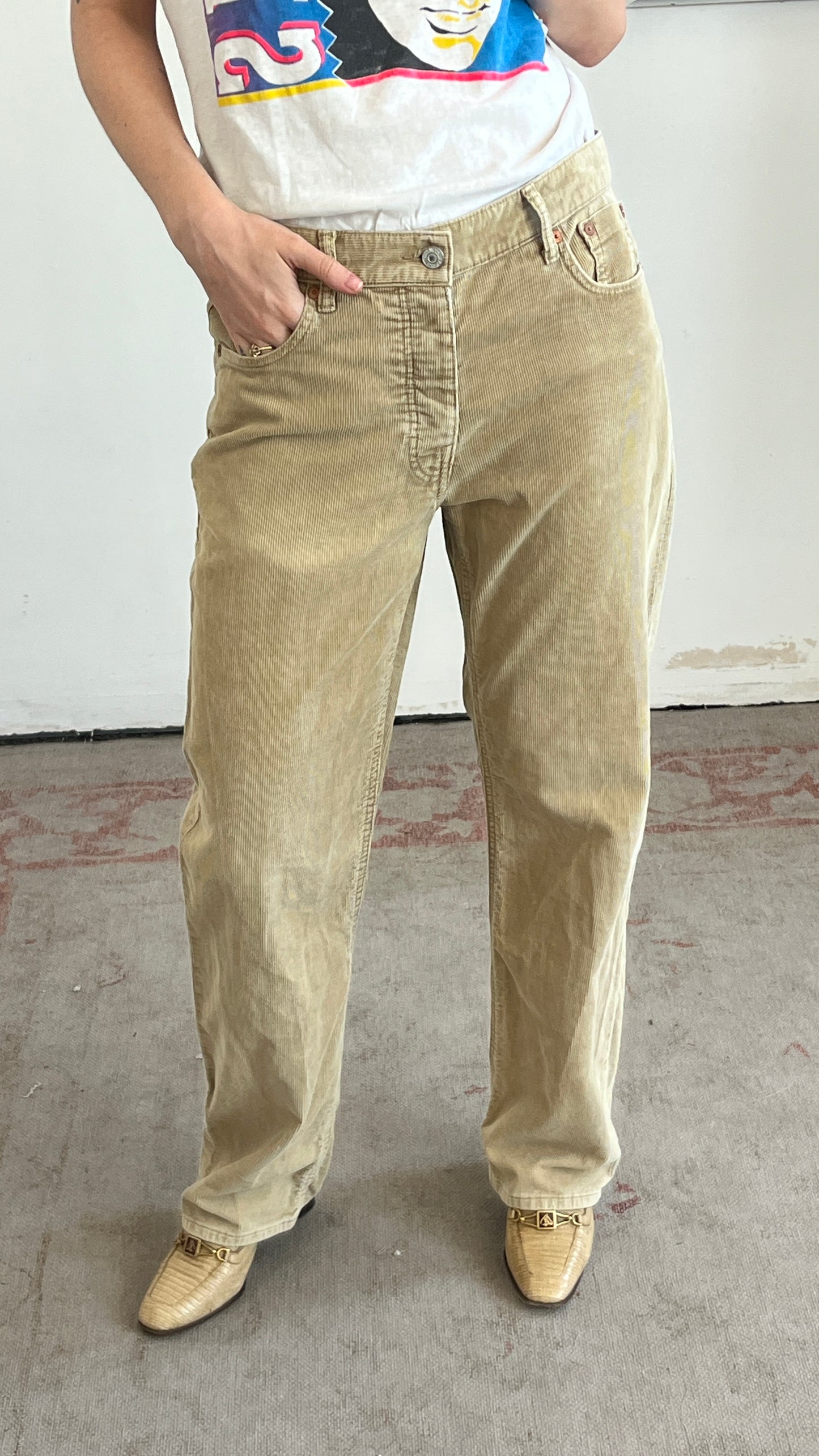 GAP Beige Corduroy Pants