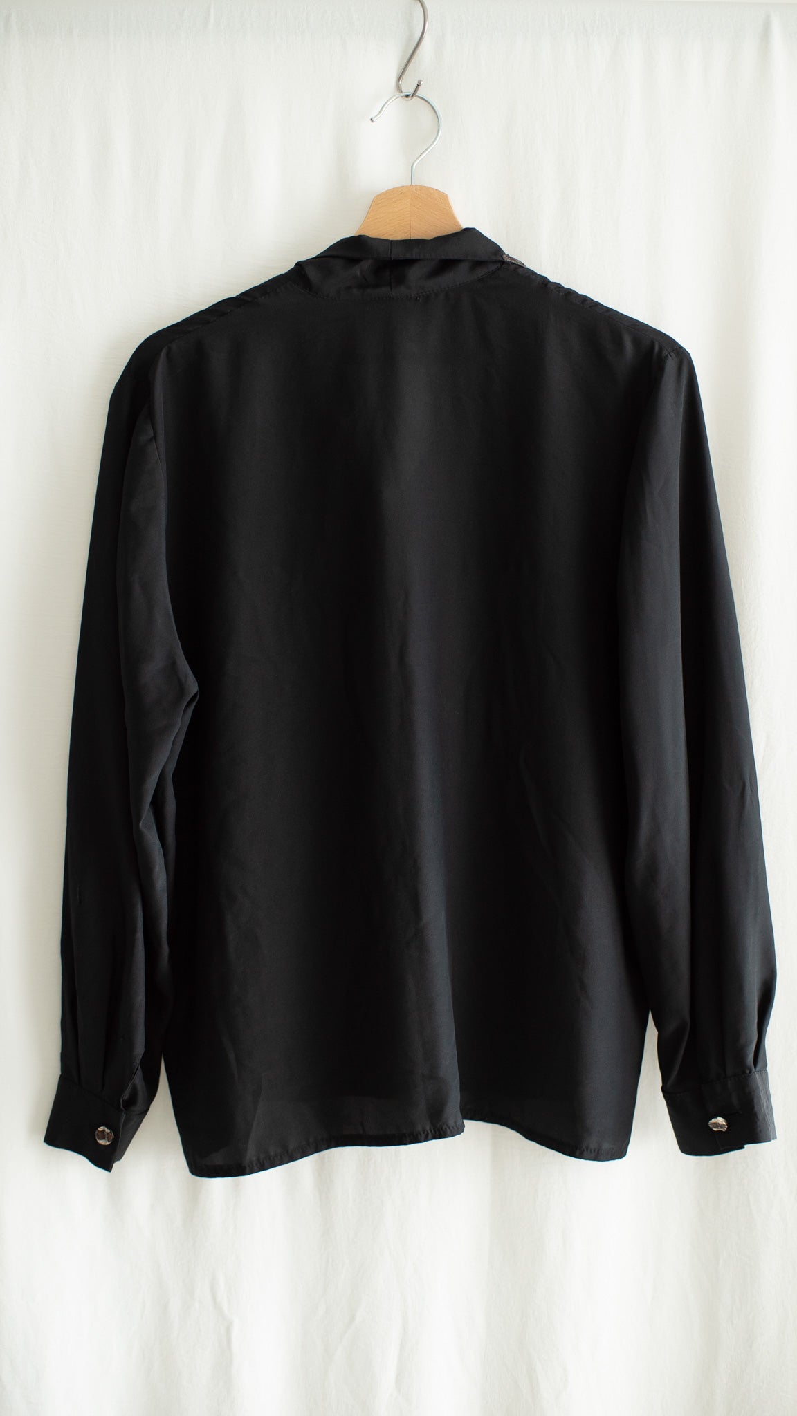 Black Button-Down Shirt
