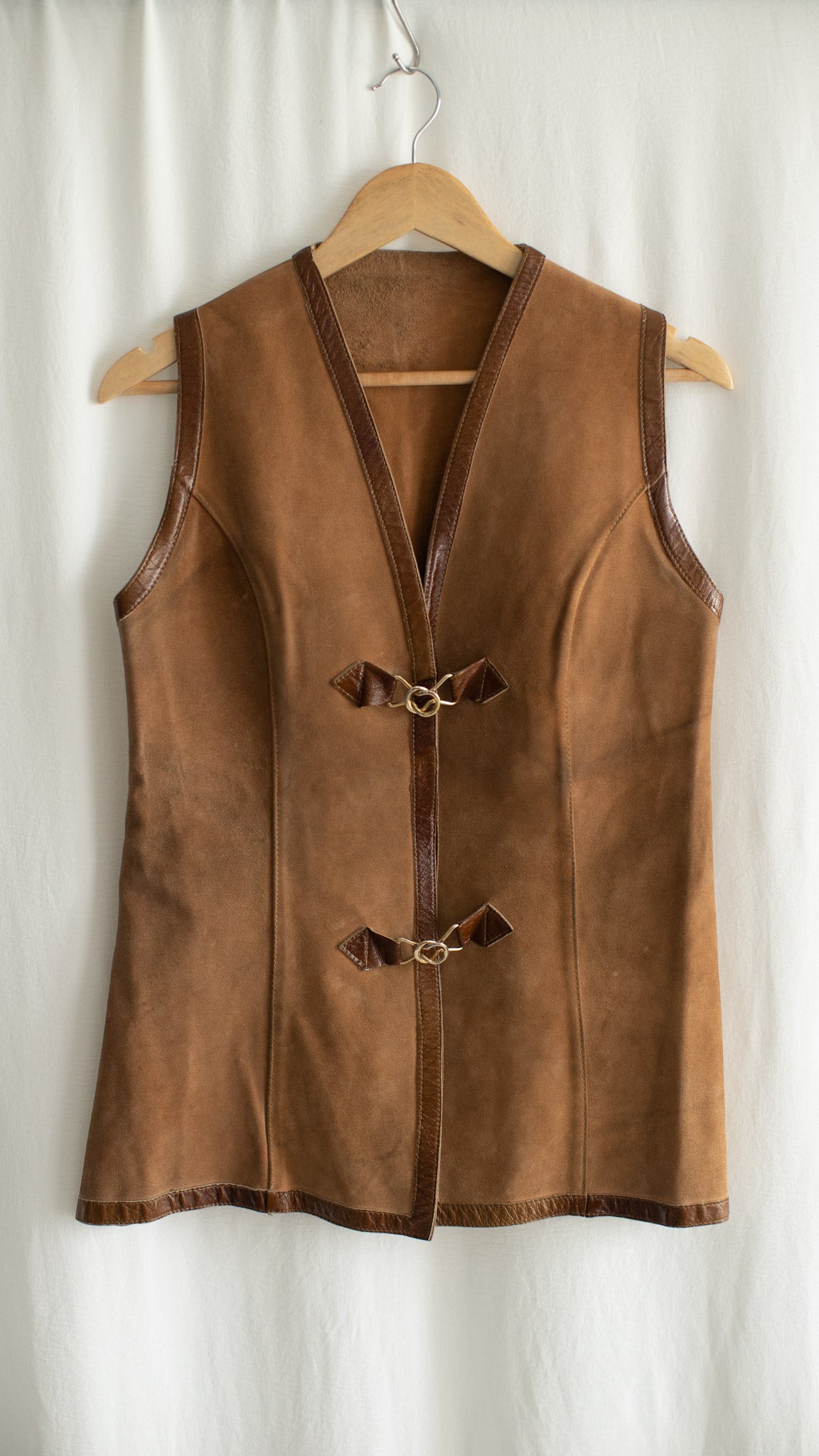 70s Suede Vest