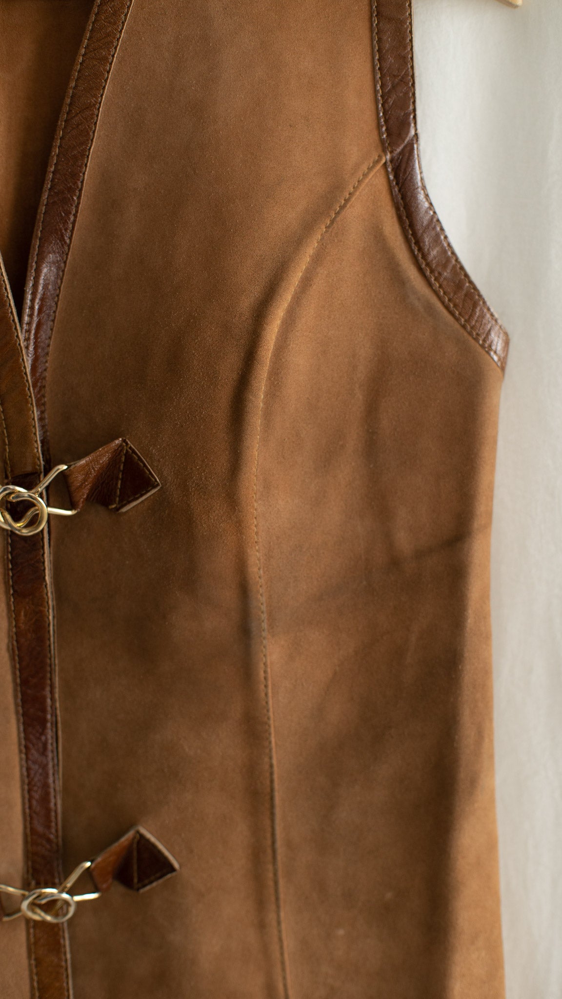 70s Suede Vest