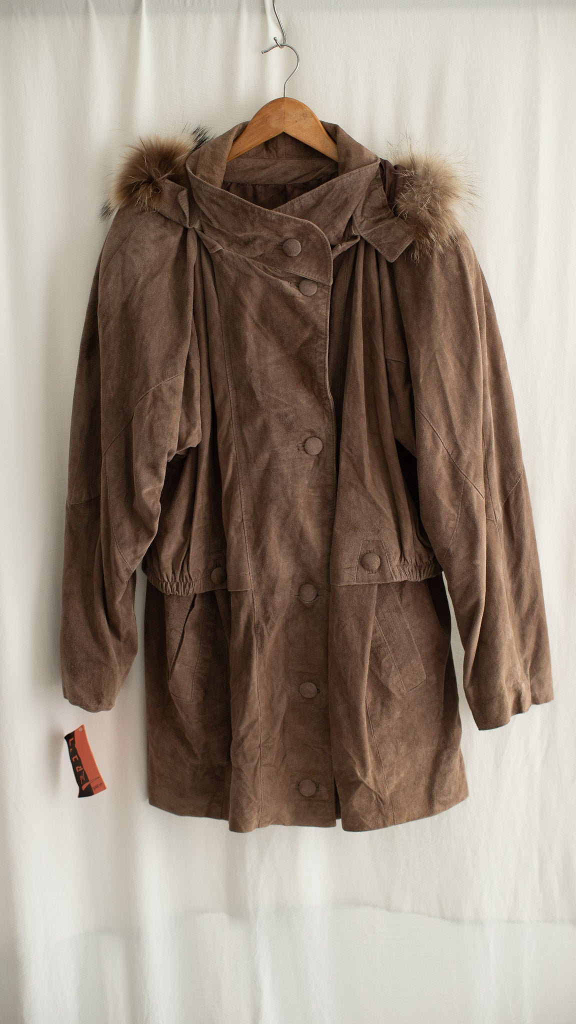 Deadstock Ribak Line Suede Coat