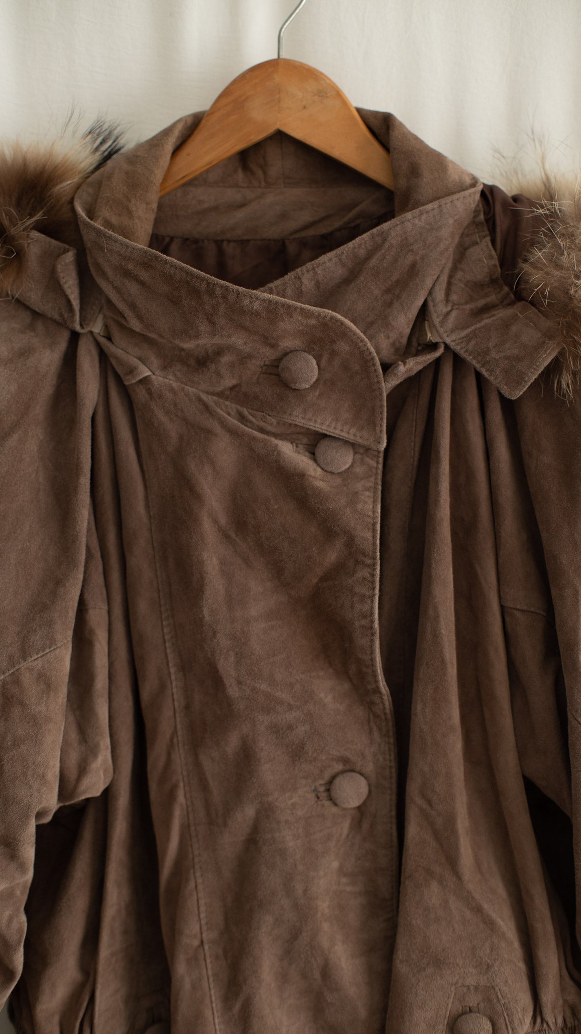 Deadstock Ribak Line Suede Coat