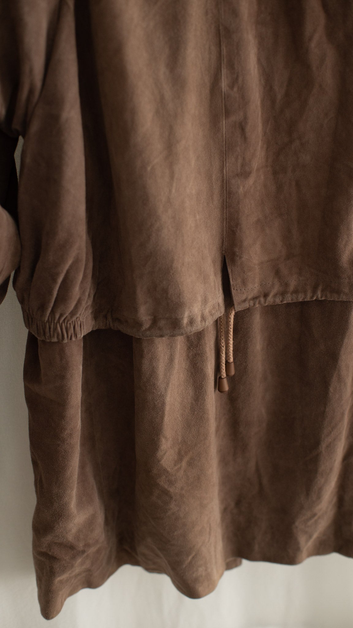 Deadstock Ribak Line Suede Coat