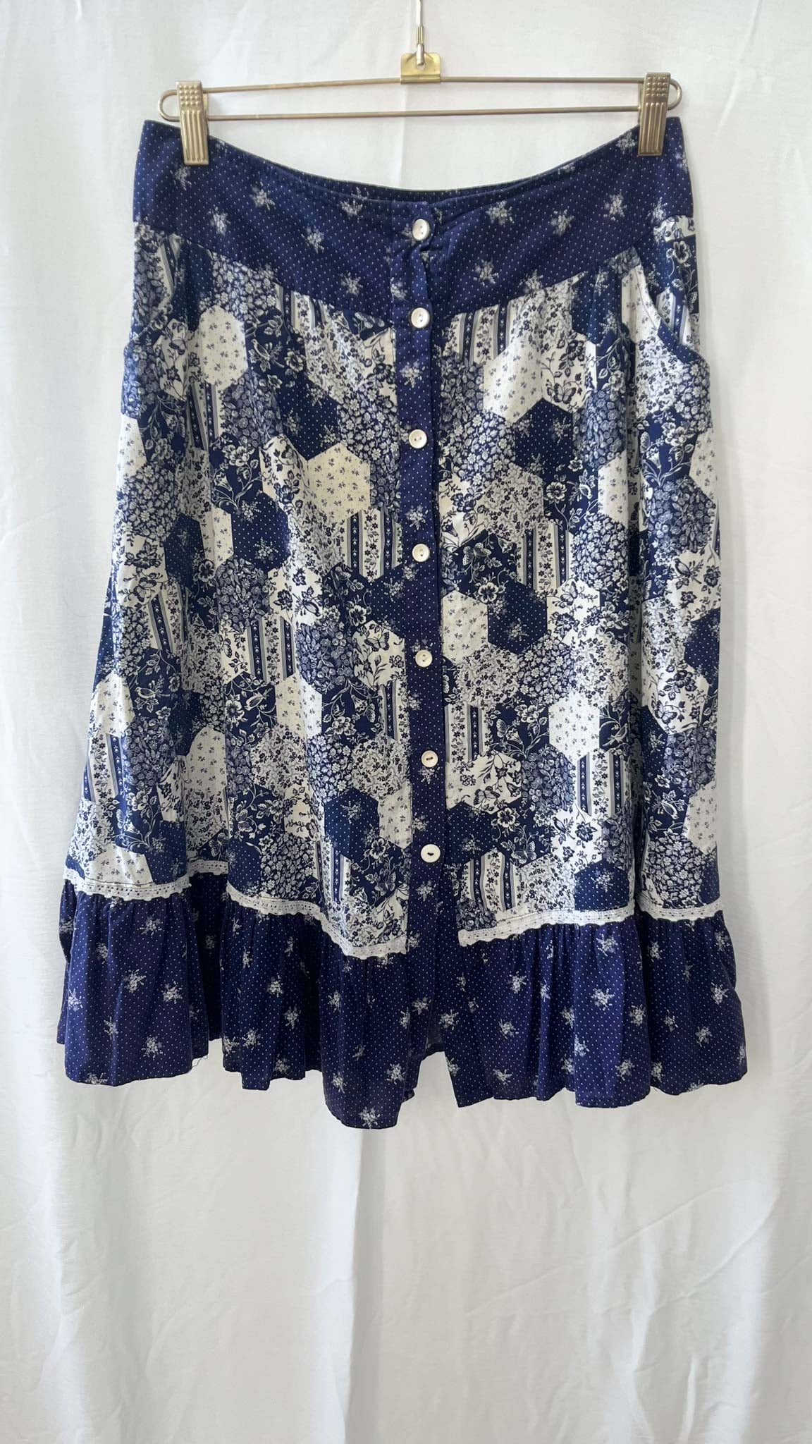 Floral Ruffle Skirt