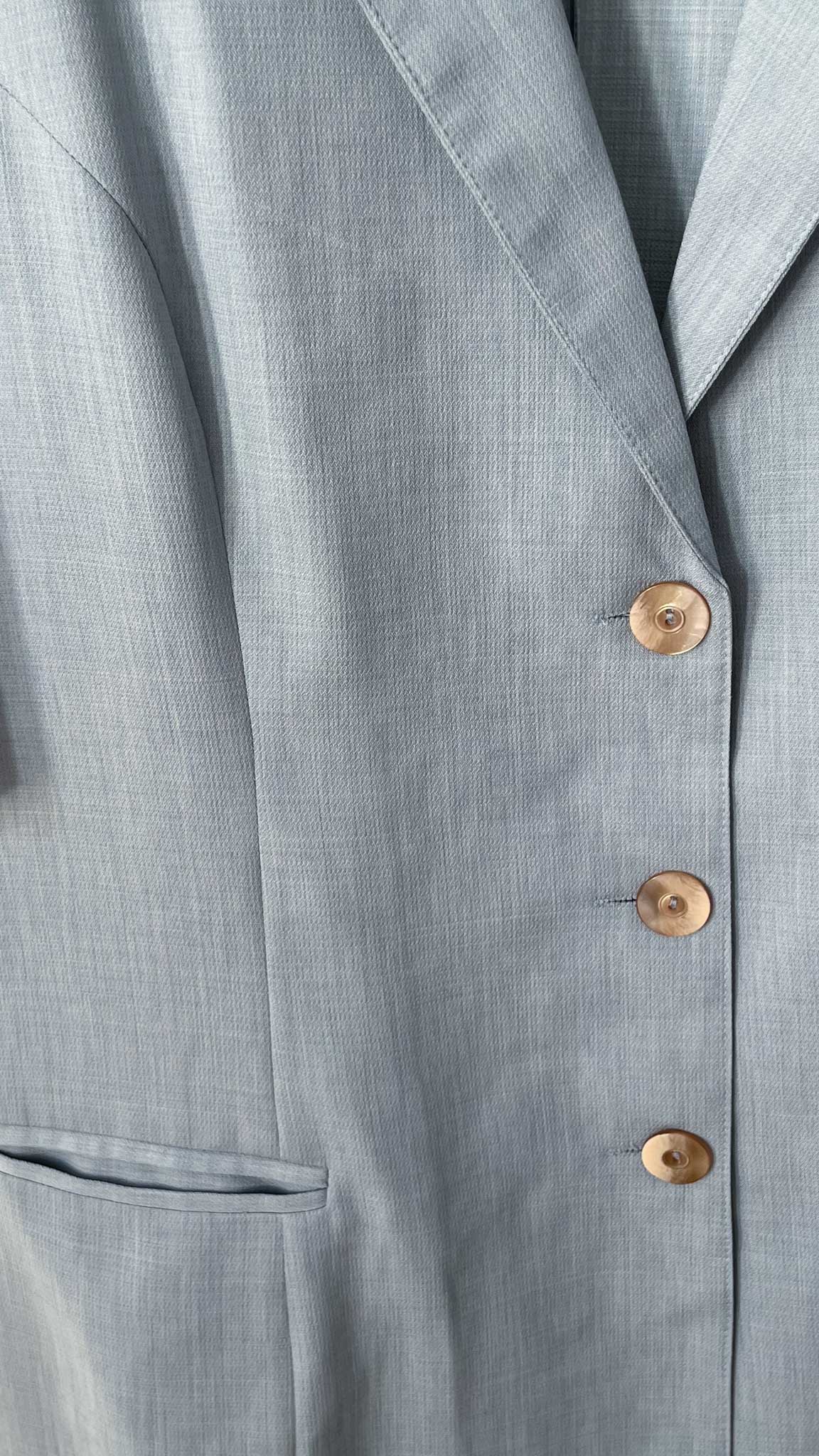 Light Blue Short-Sleeve Jacket