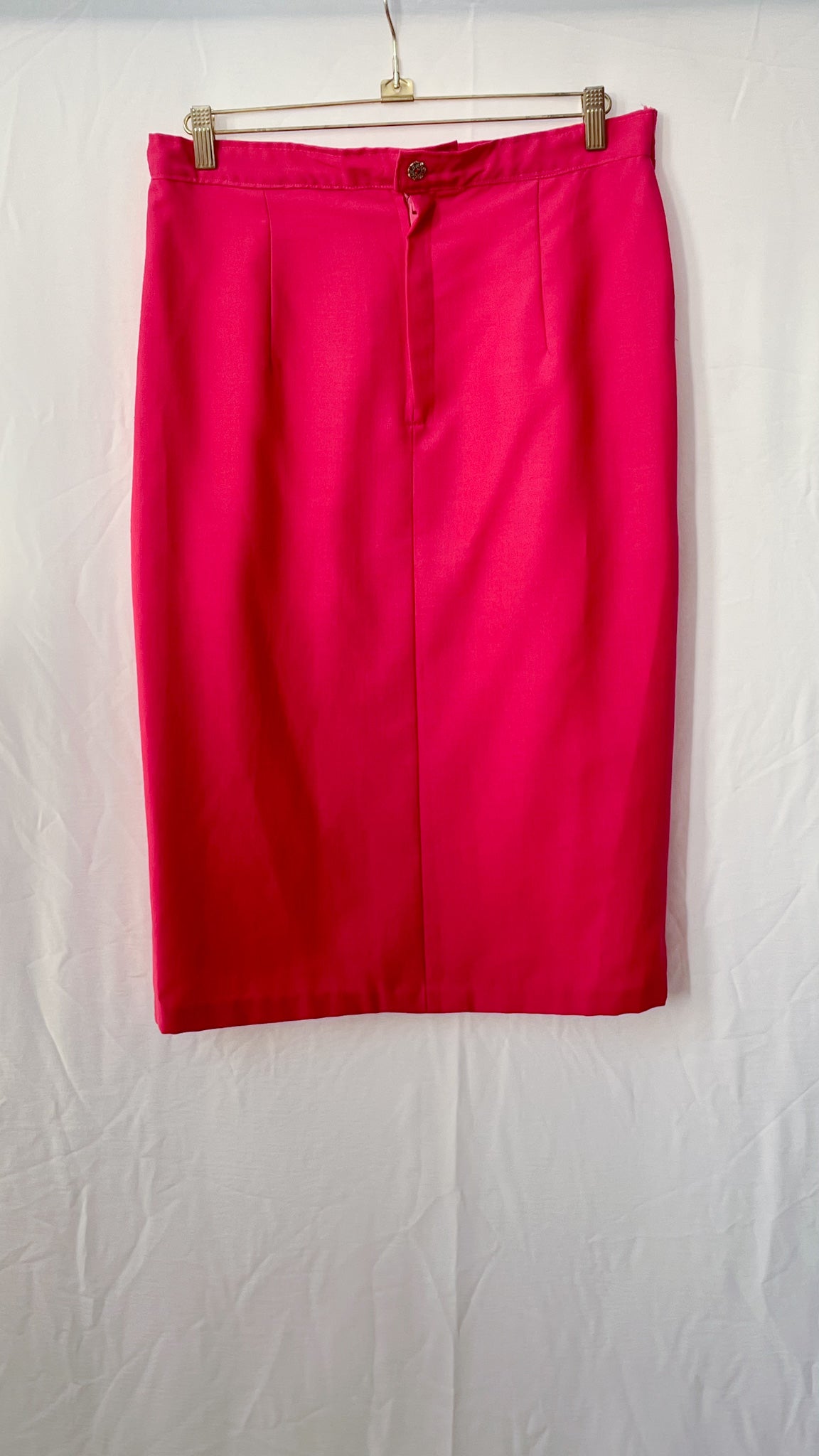 Pink Short Sleeve Jacket and Skirt Set