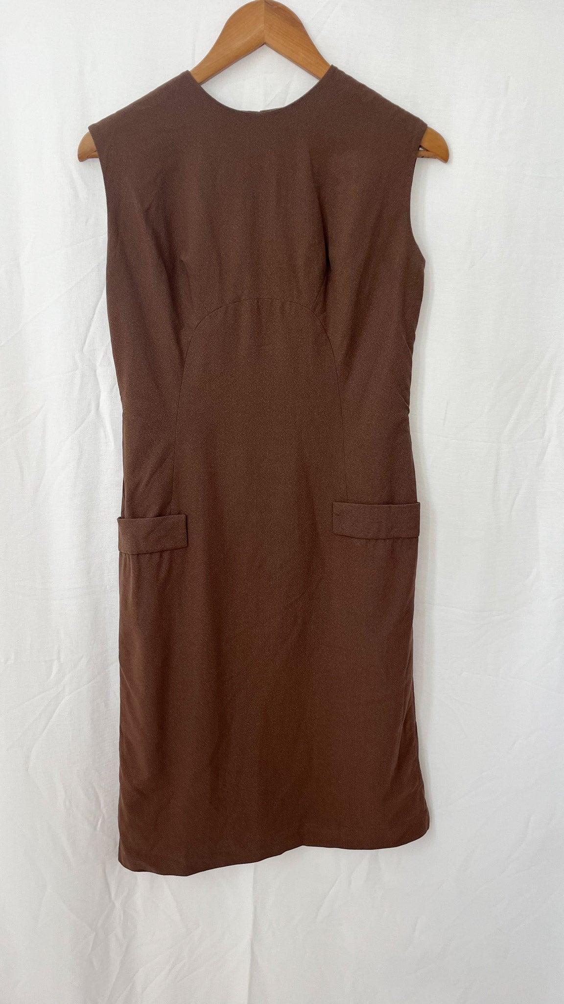 Brown Pencil Dress