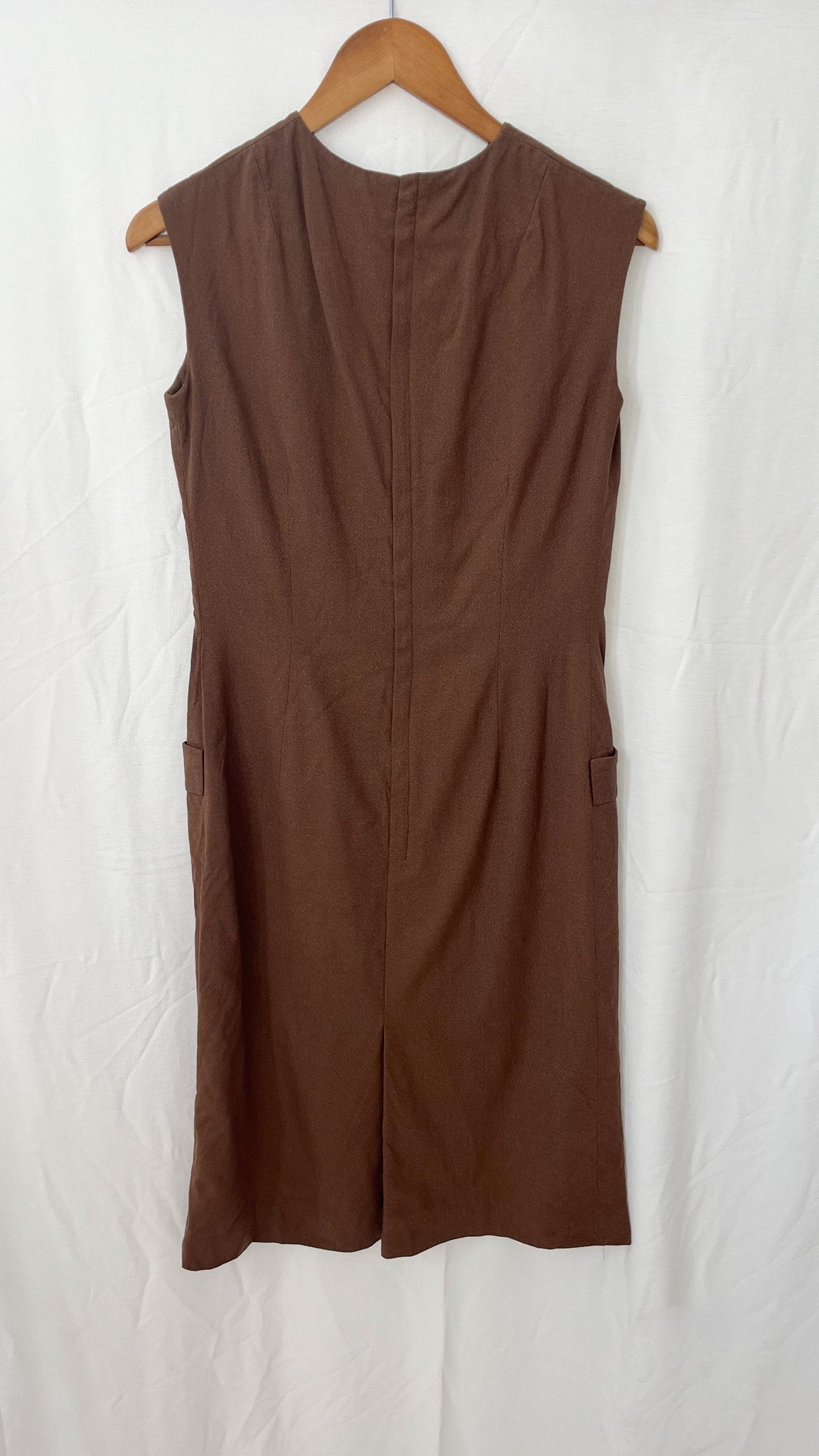Brown Pencil Dress