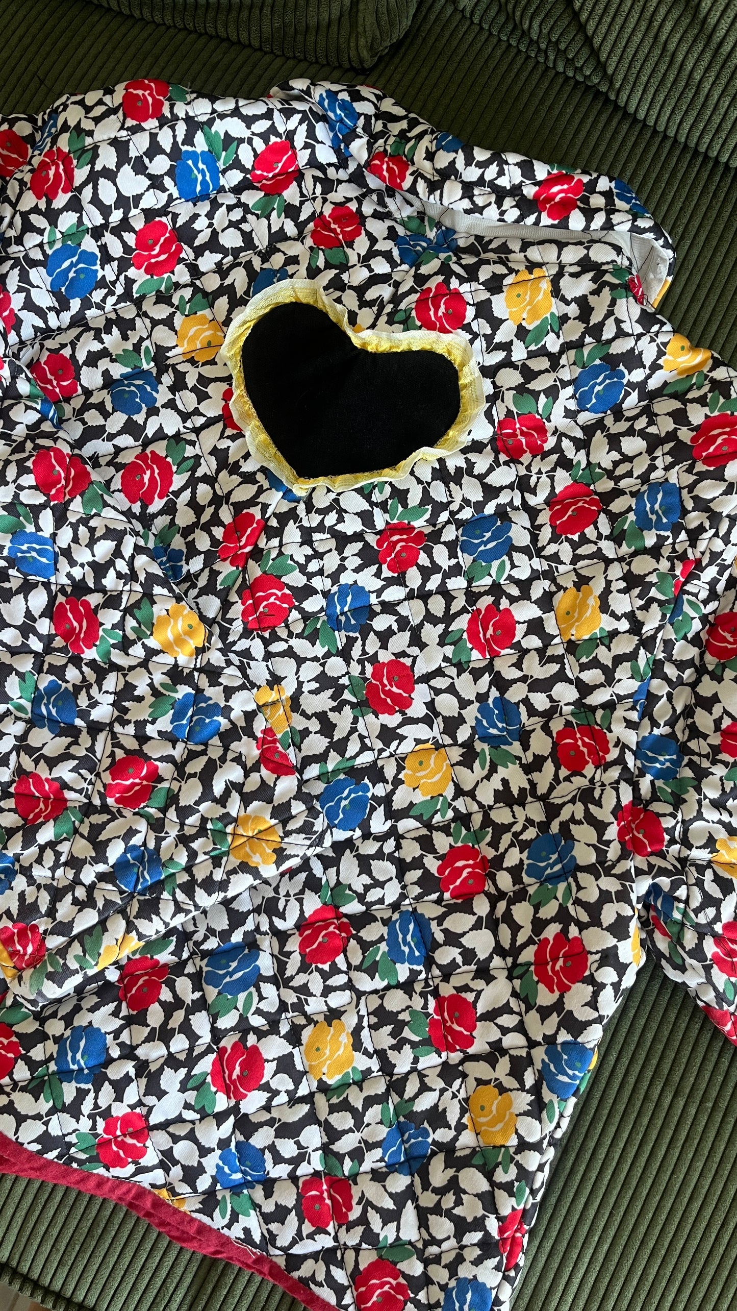 Quilted Cropped Upcycled Jacket