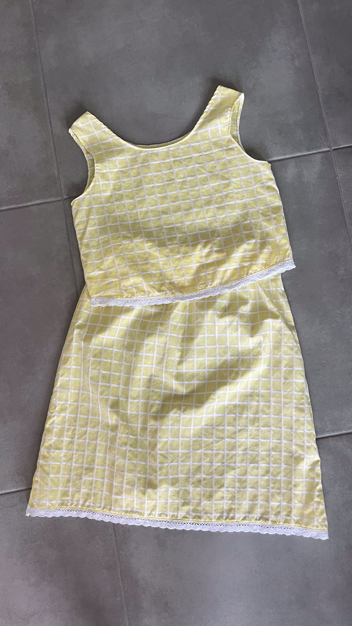 Handmade Yellow Vintage Set