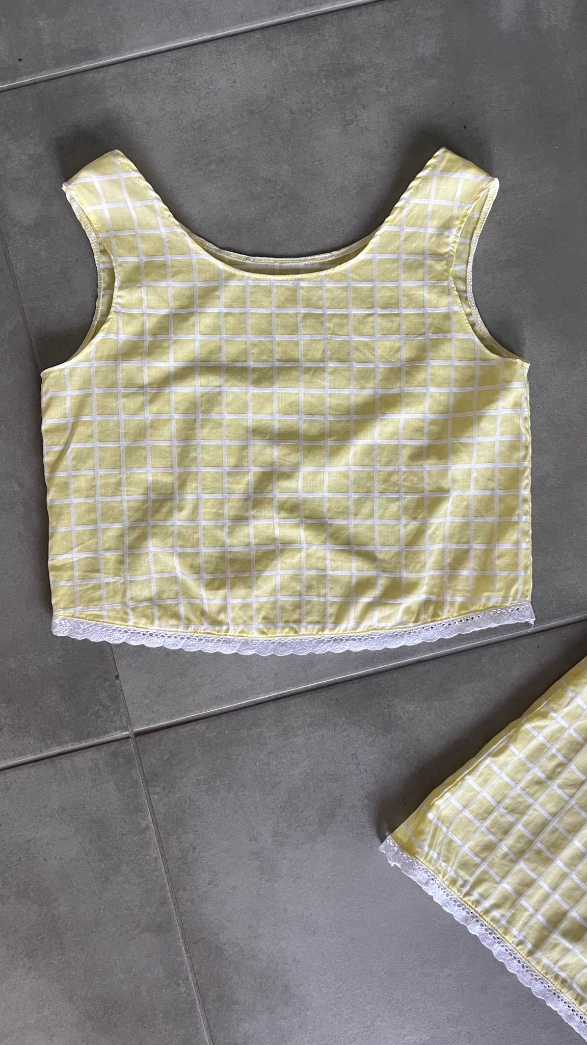 Handmade Yellow Vintage Set