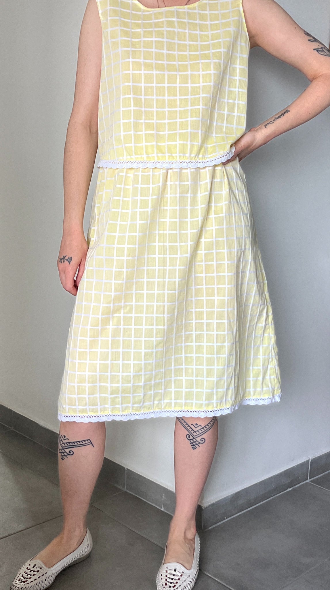 Handmade Yellow Vintage Set