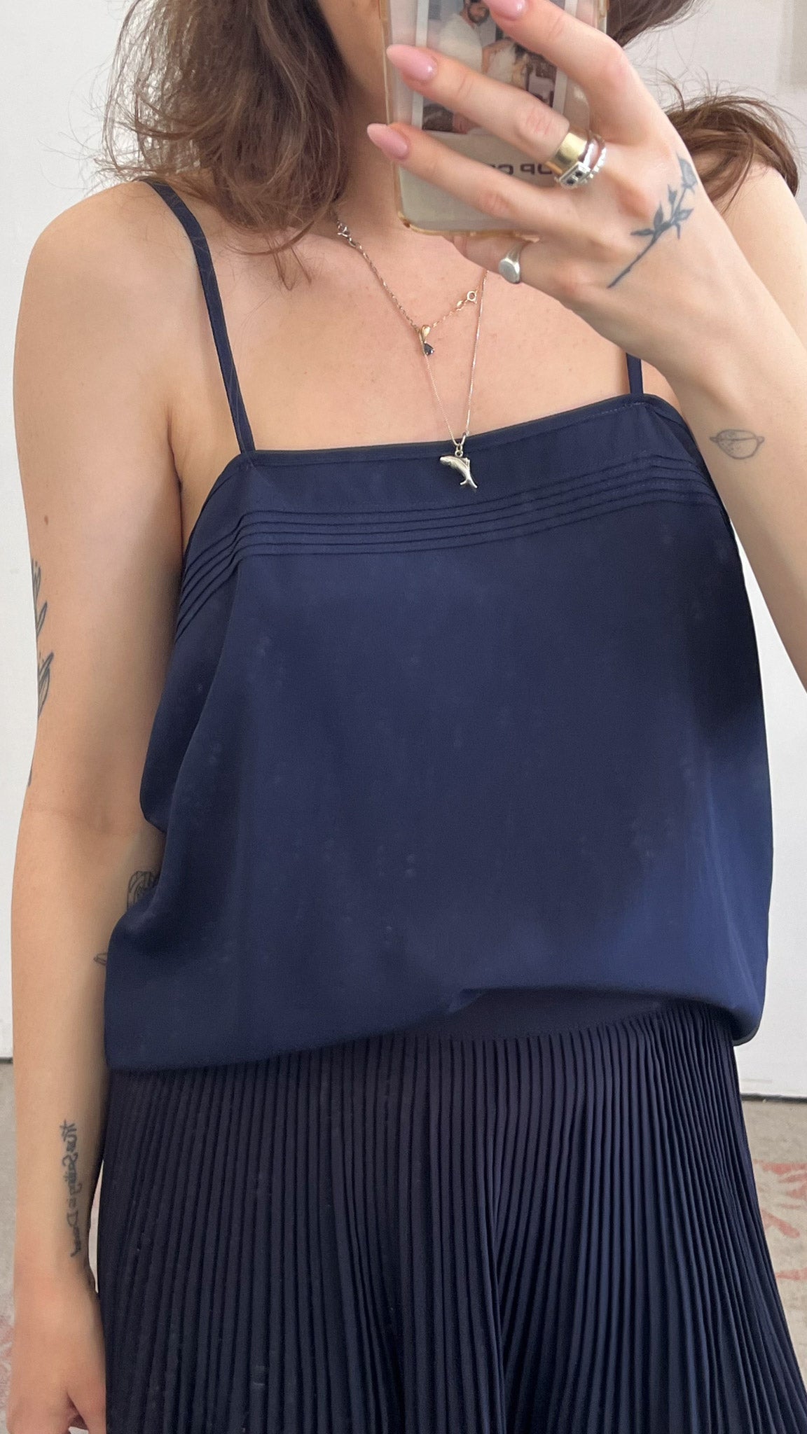Dark Blue Tank Top by St. Michael