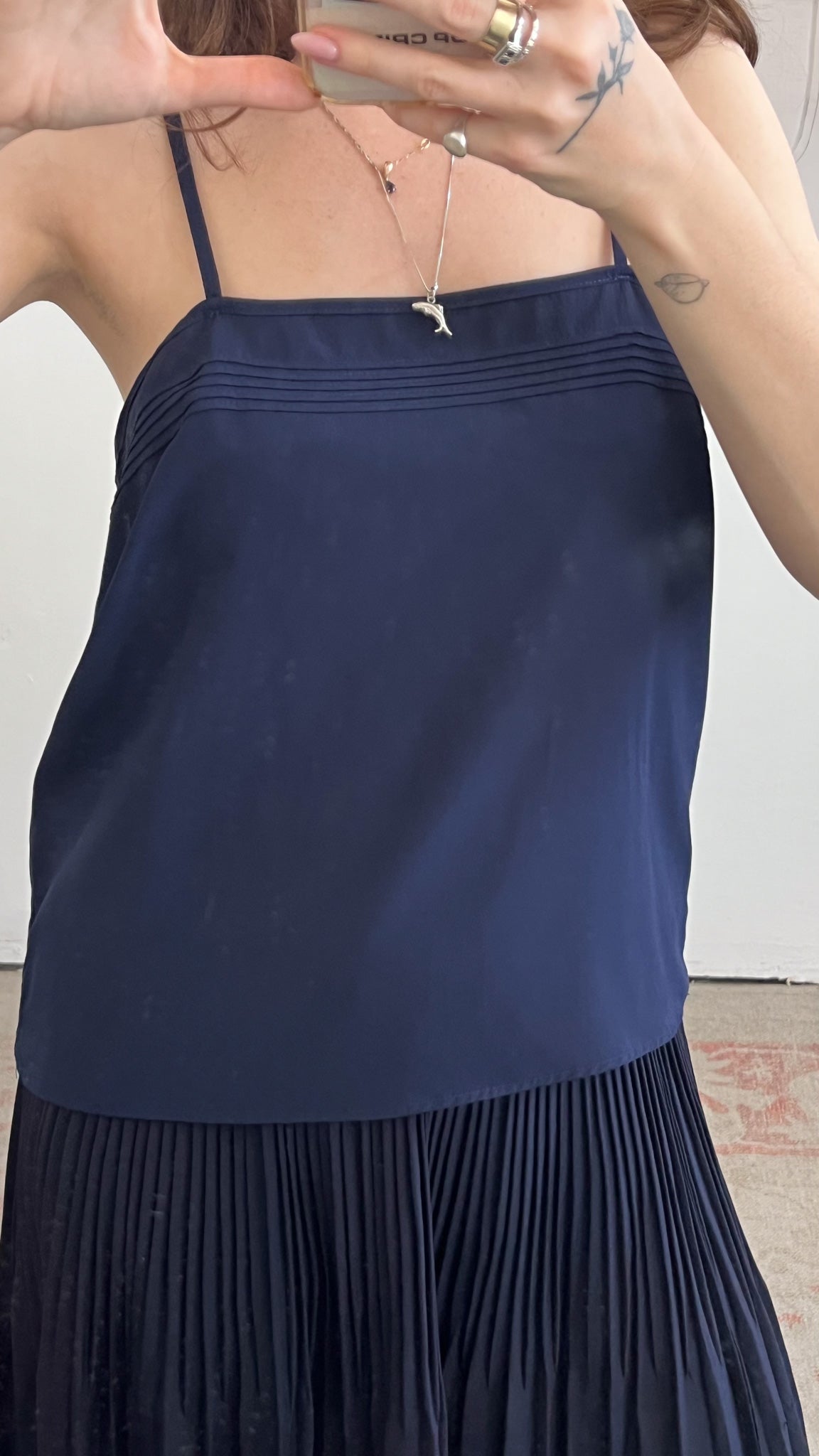 Dark Blue Tank Top by St. Michael