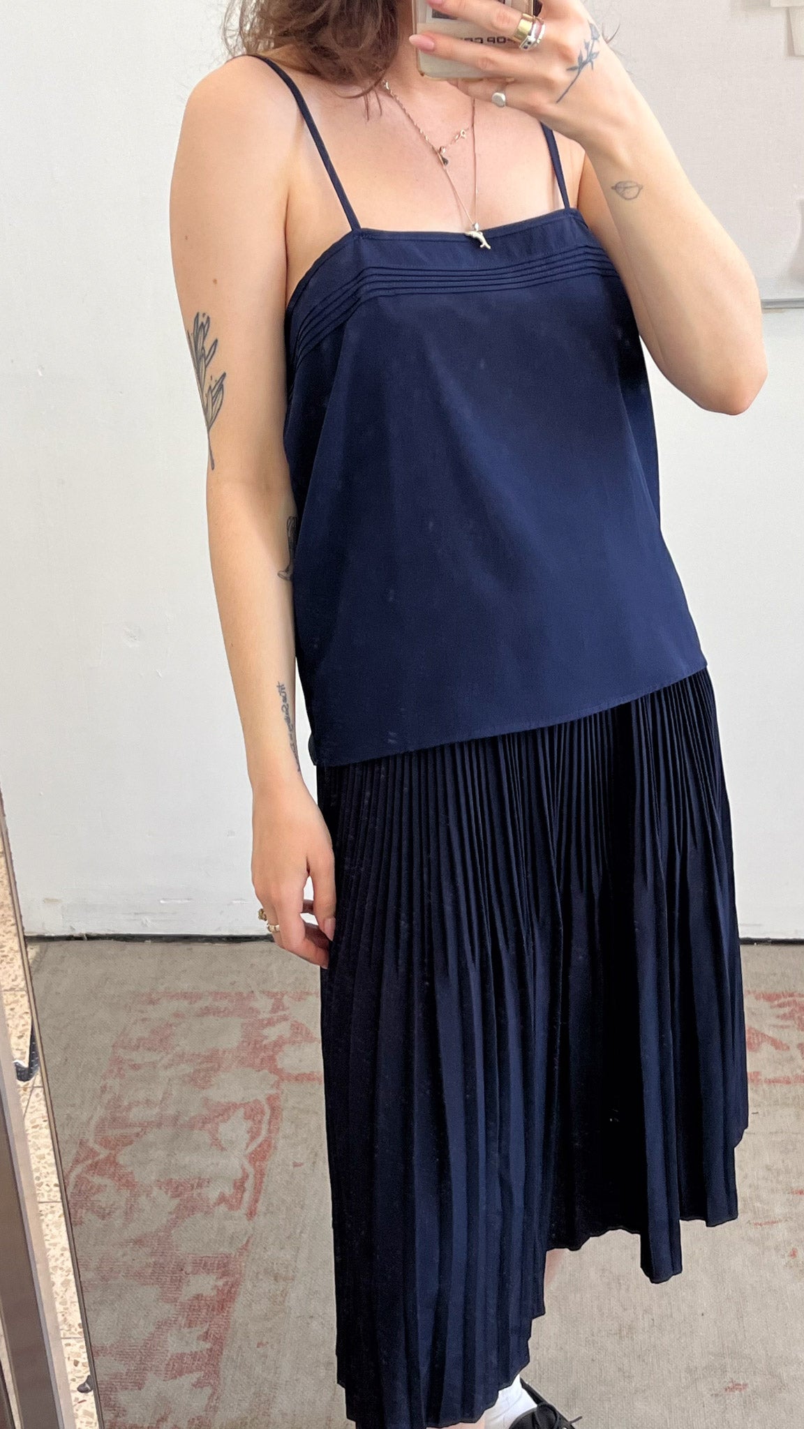 Dark Blue Tank Top by St. Michael