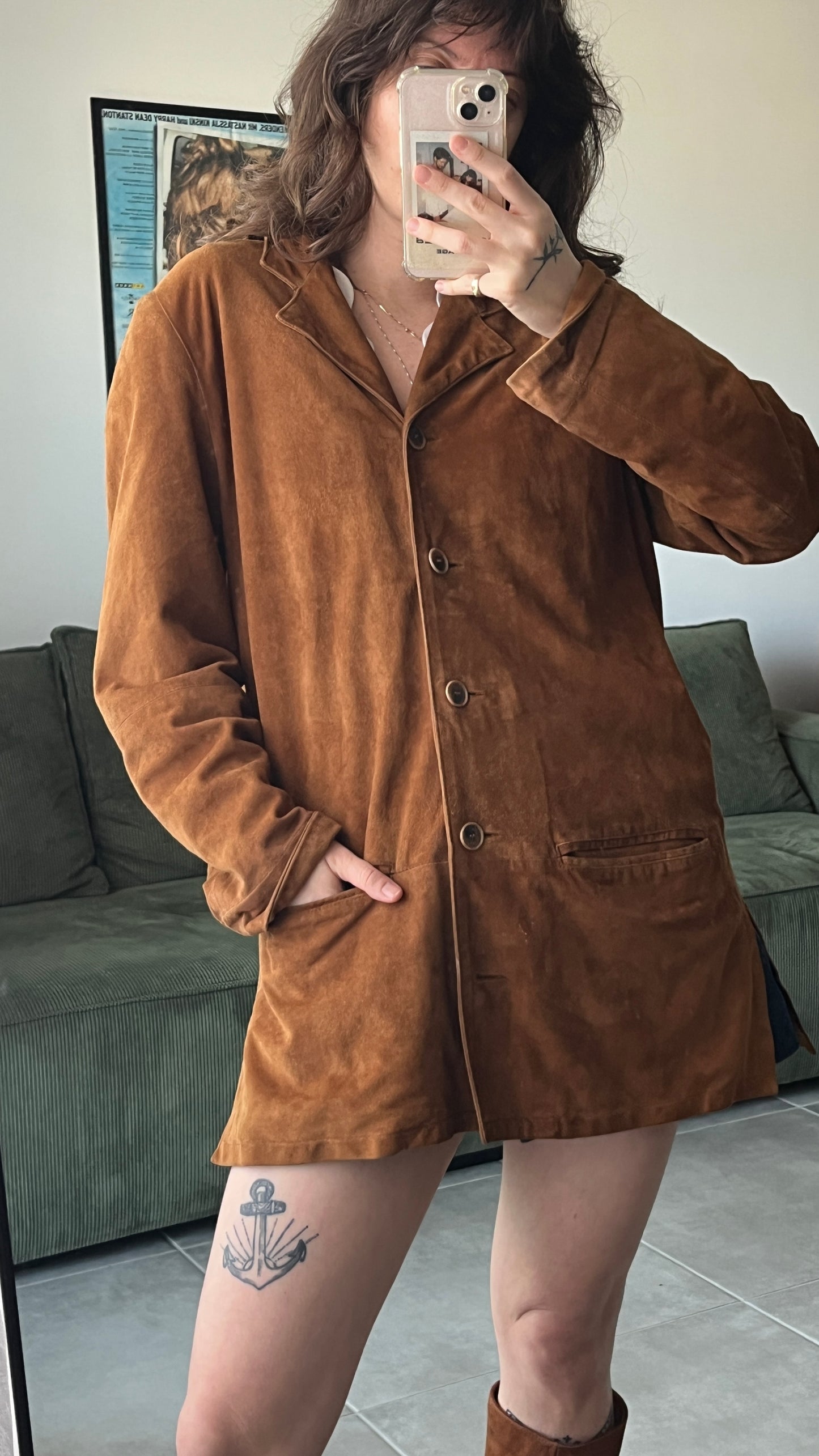 Brown Suede Jacket