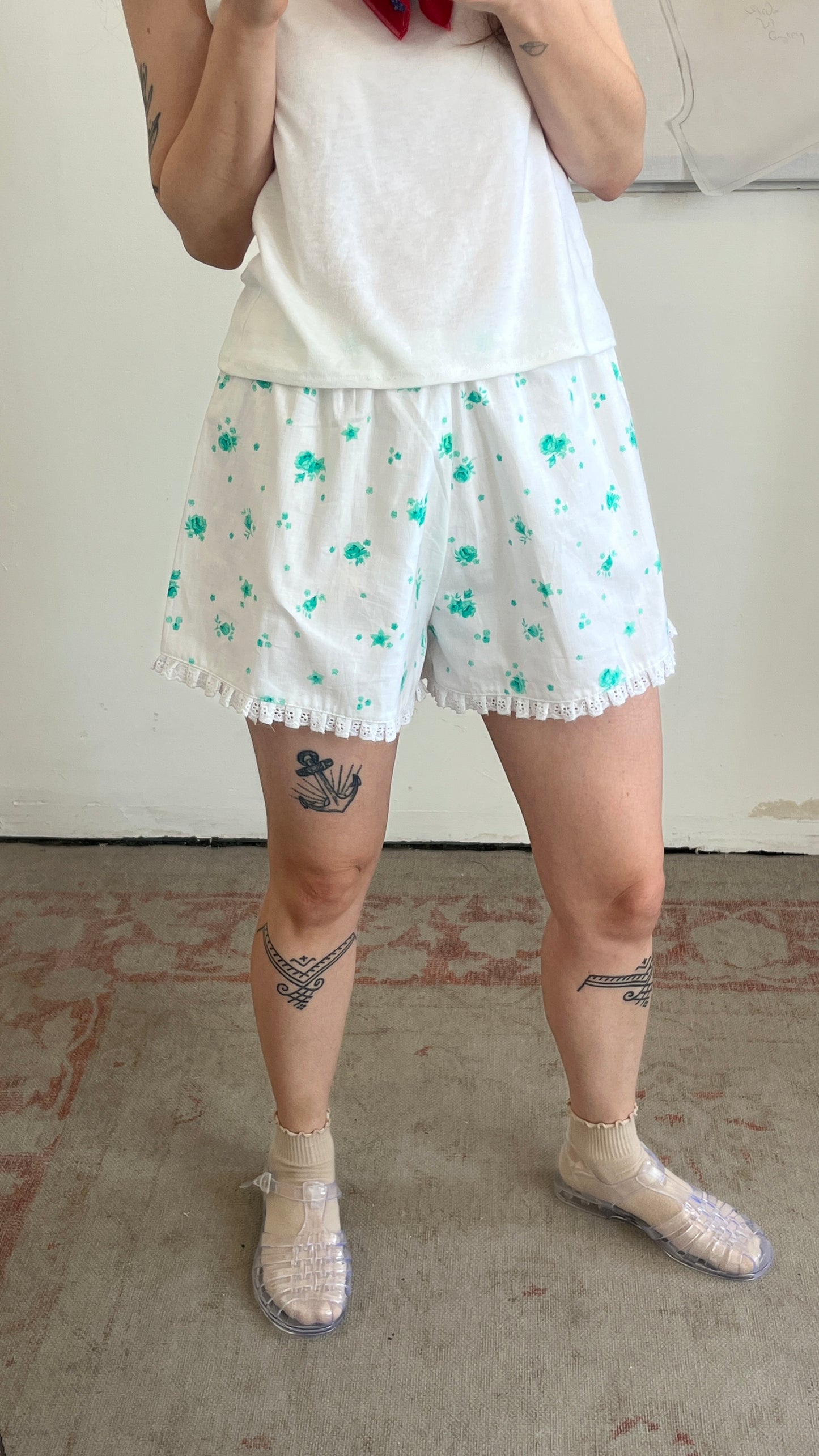 Handmade Floral Shorts – Sample