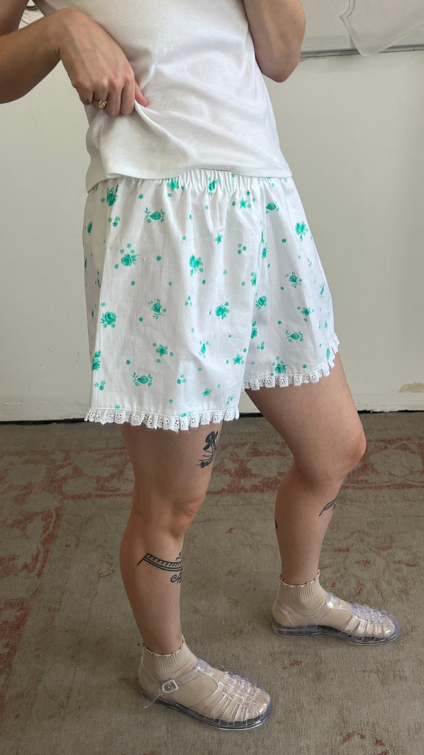 Handmade Floral Shorts – Sample