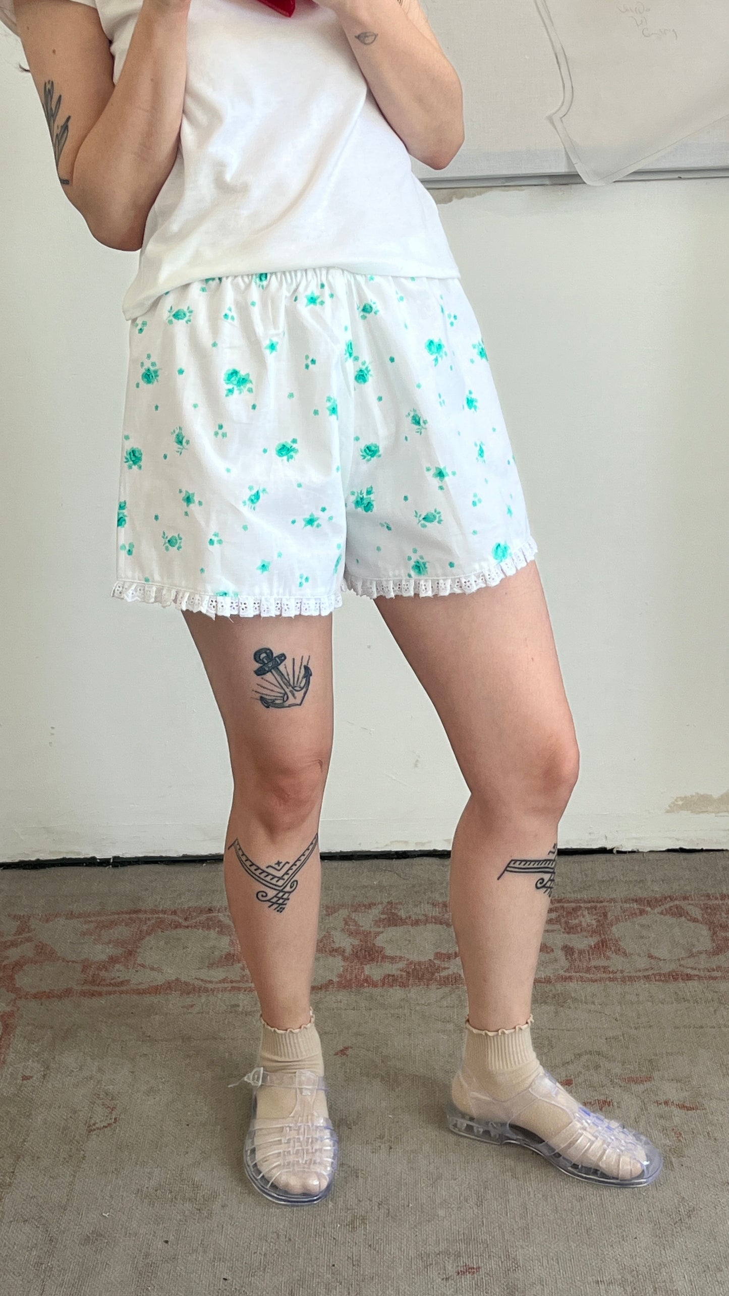 Handmade Floral Shorts – Sample