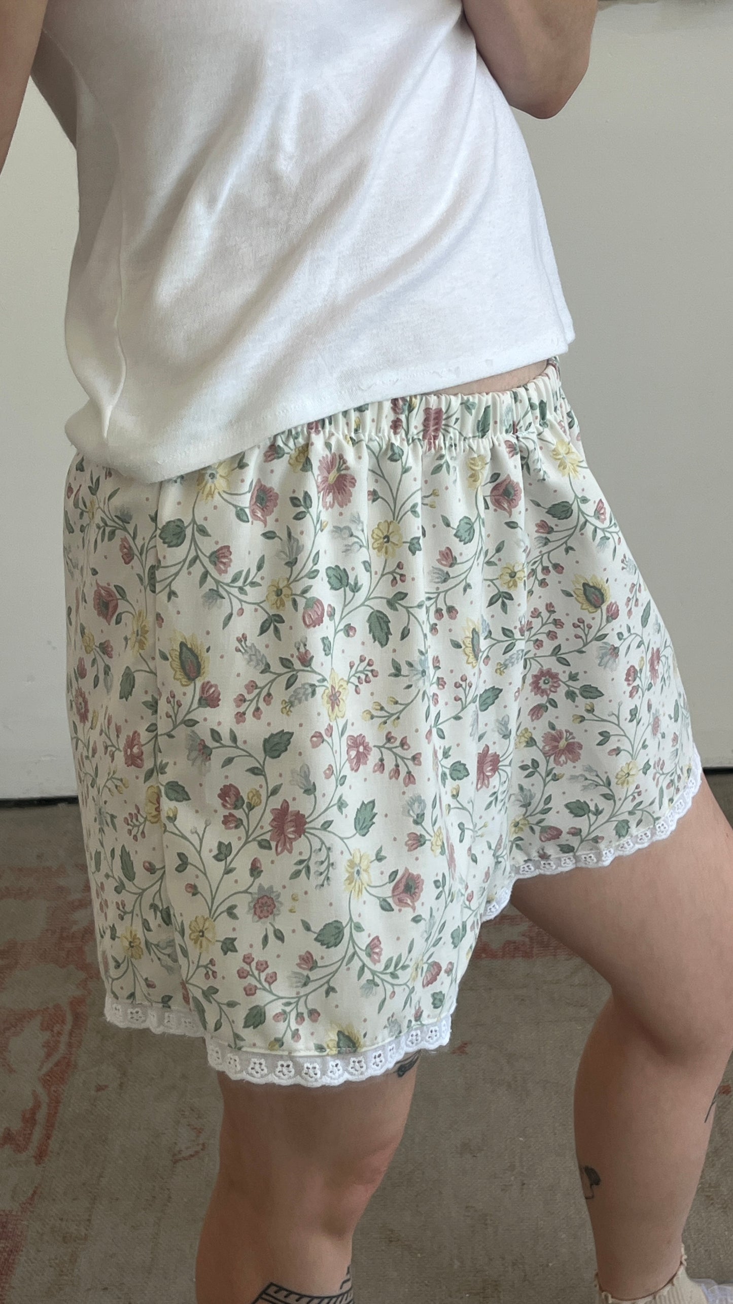 Handmade Floral Shorts