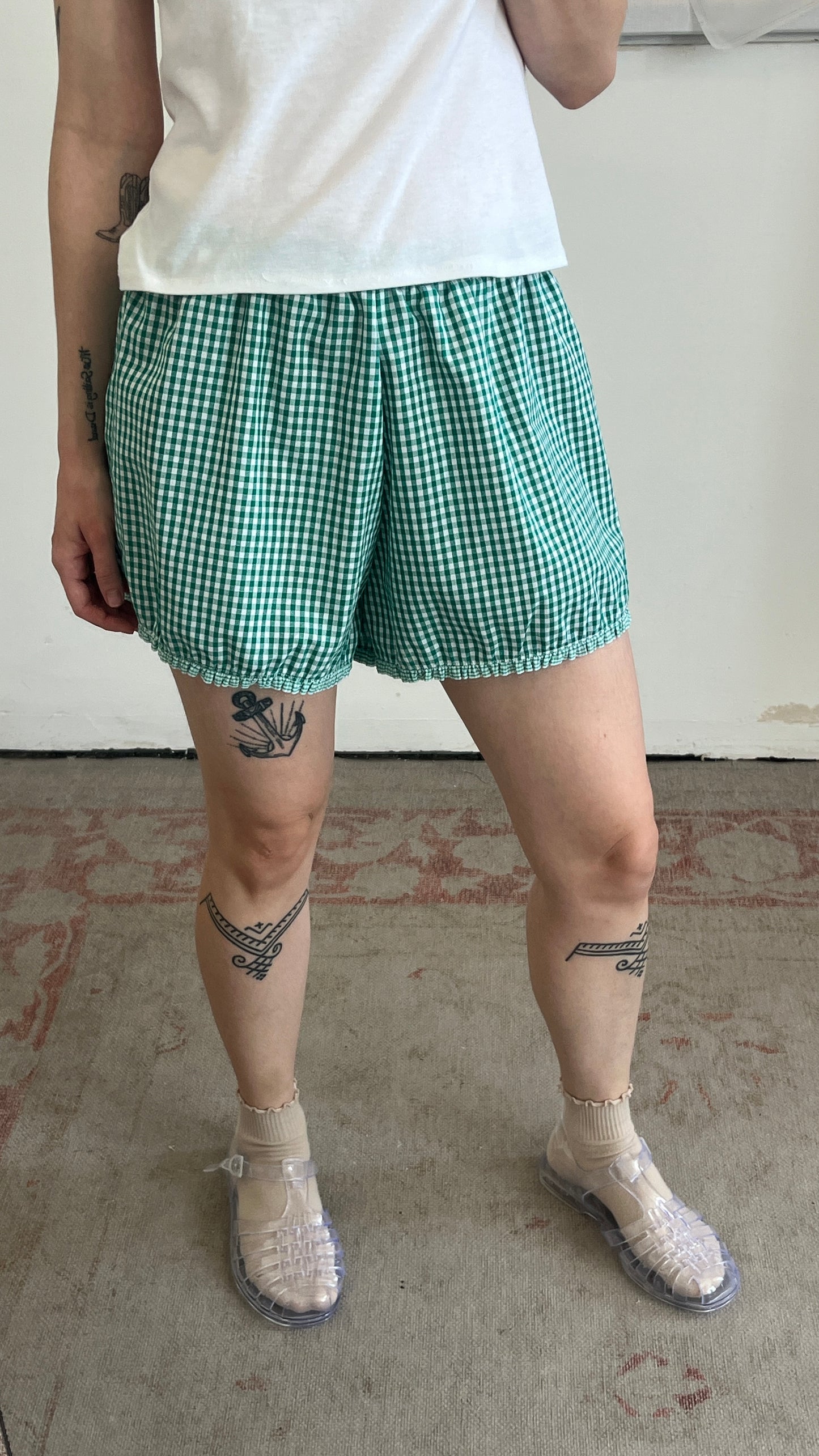 Handmade Checkered Shorts