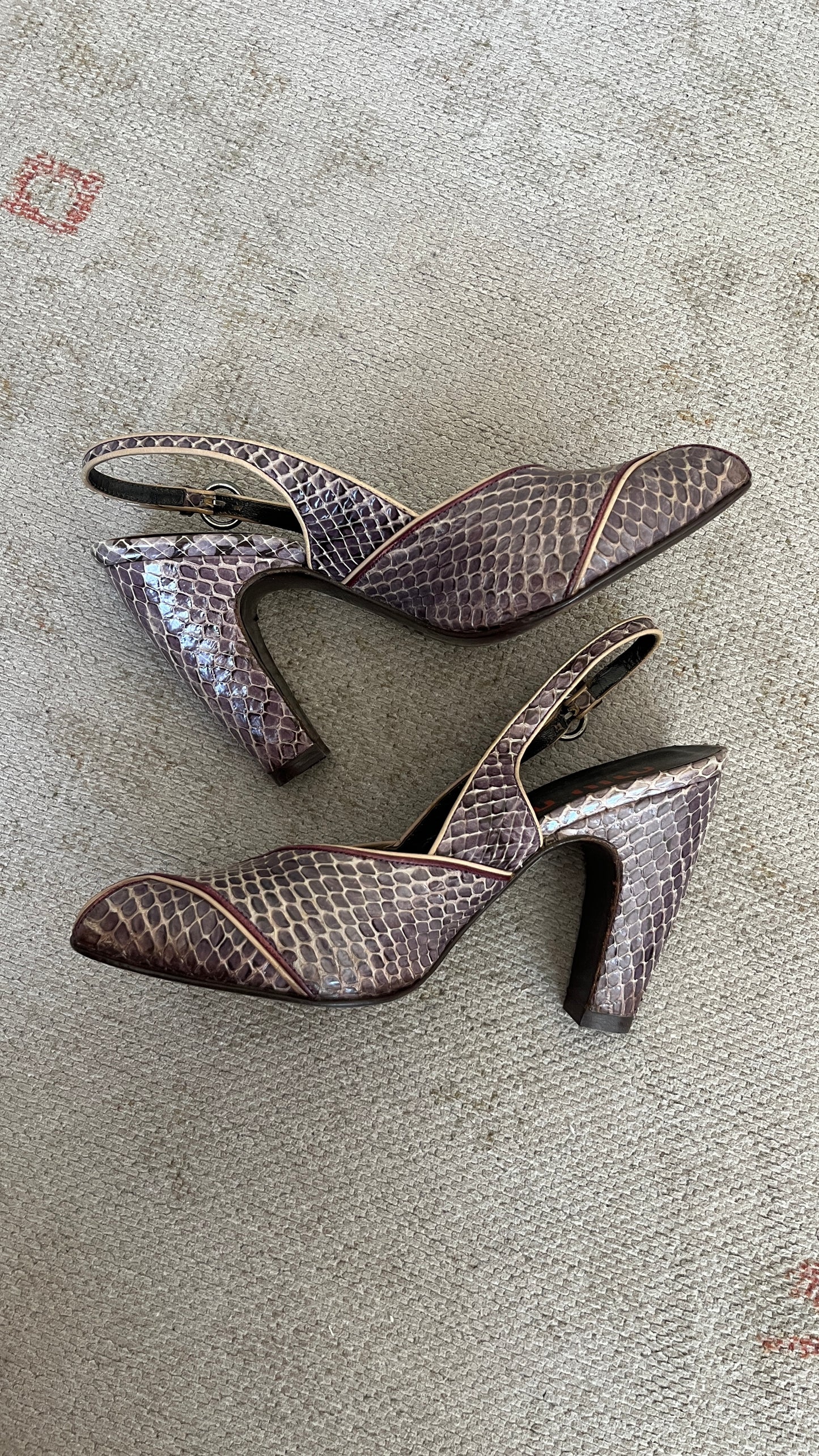 Miu Miu Snake Leather Heels