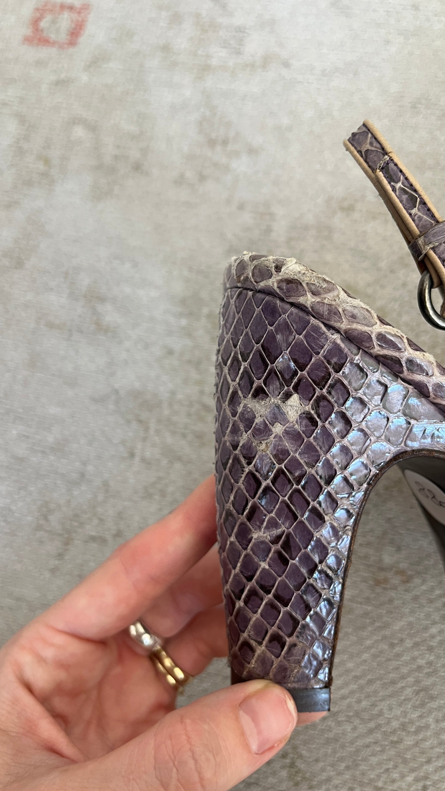 Miu Miu Snake Leather Heels