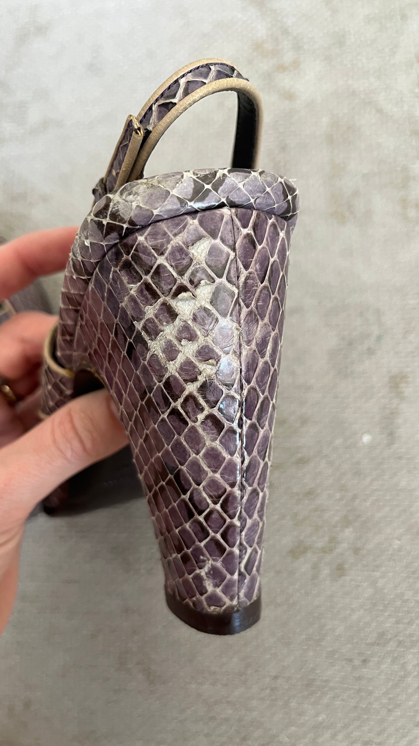 Miu Miu Snake Leather Heels