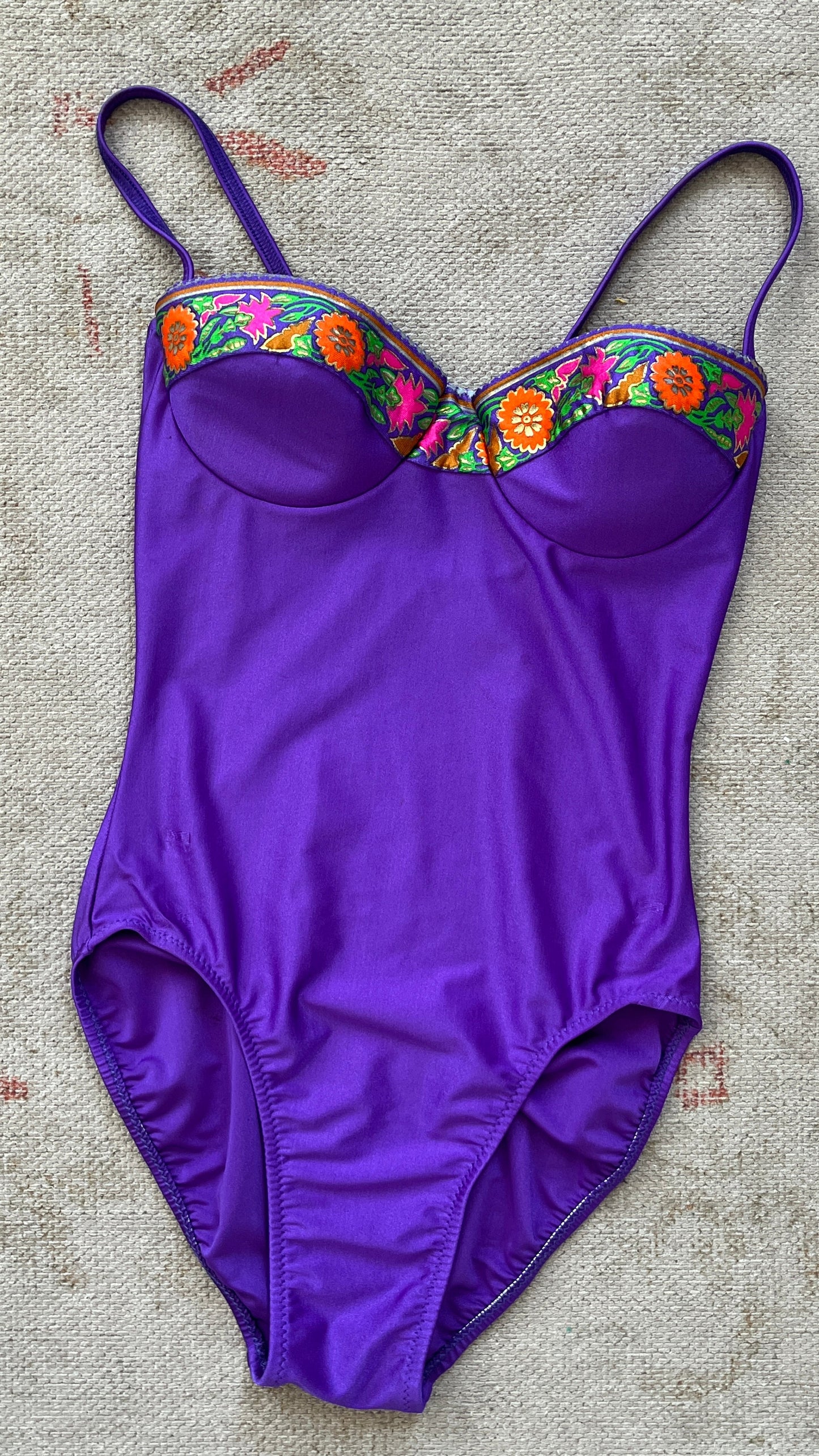 Purple One-Piece Swimsuit