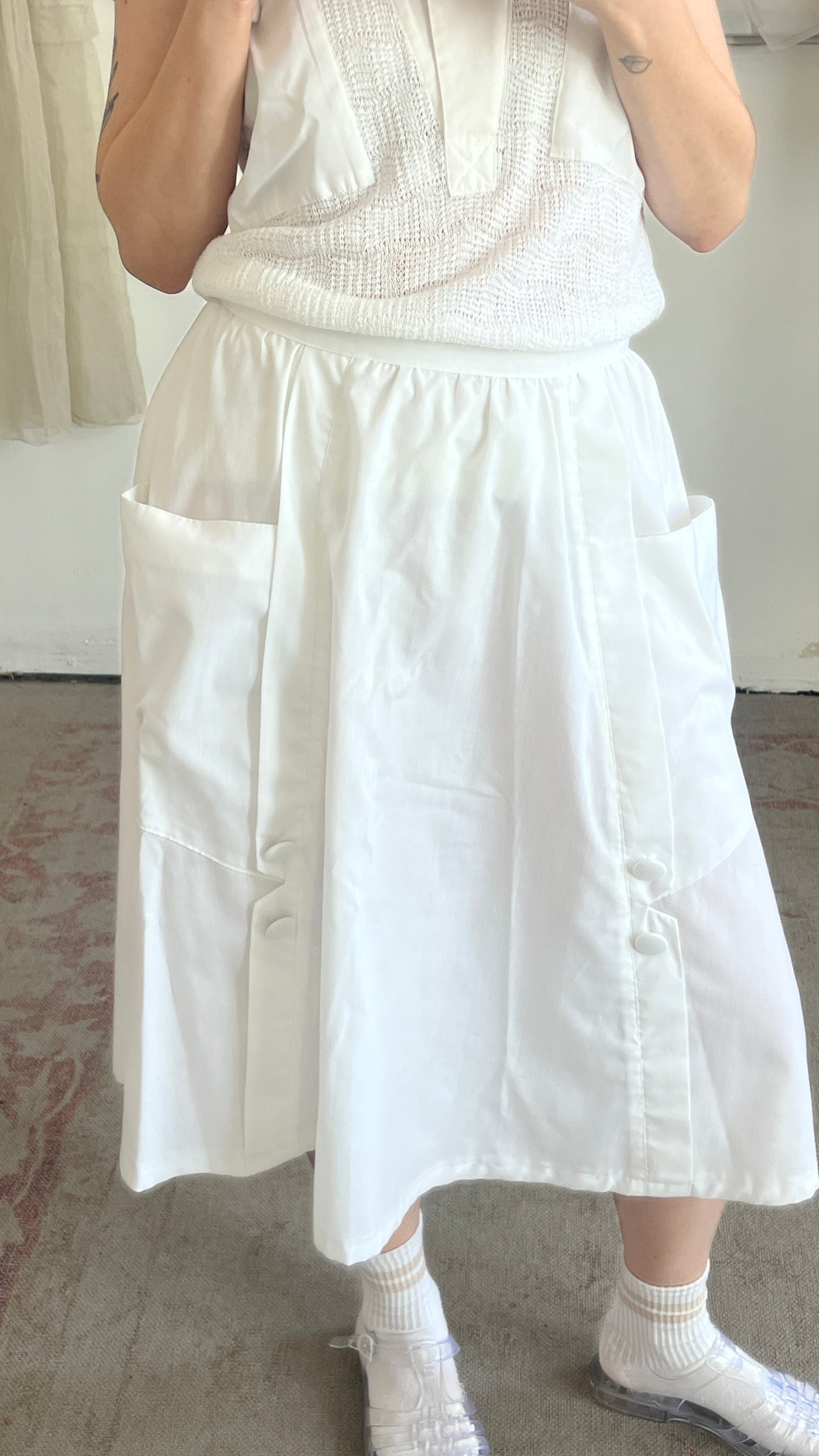 White Skirt Suit