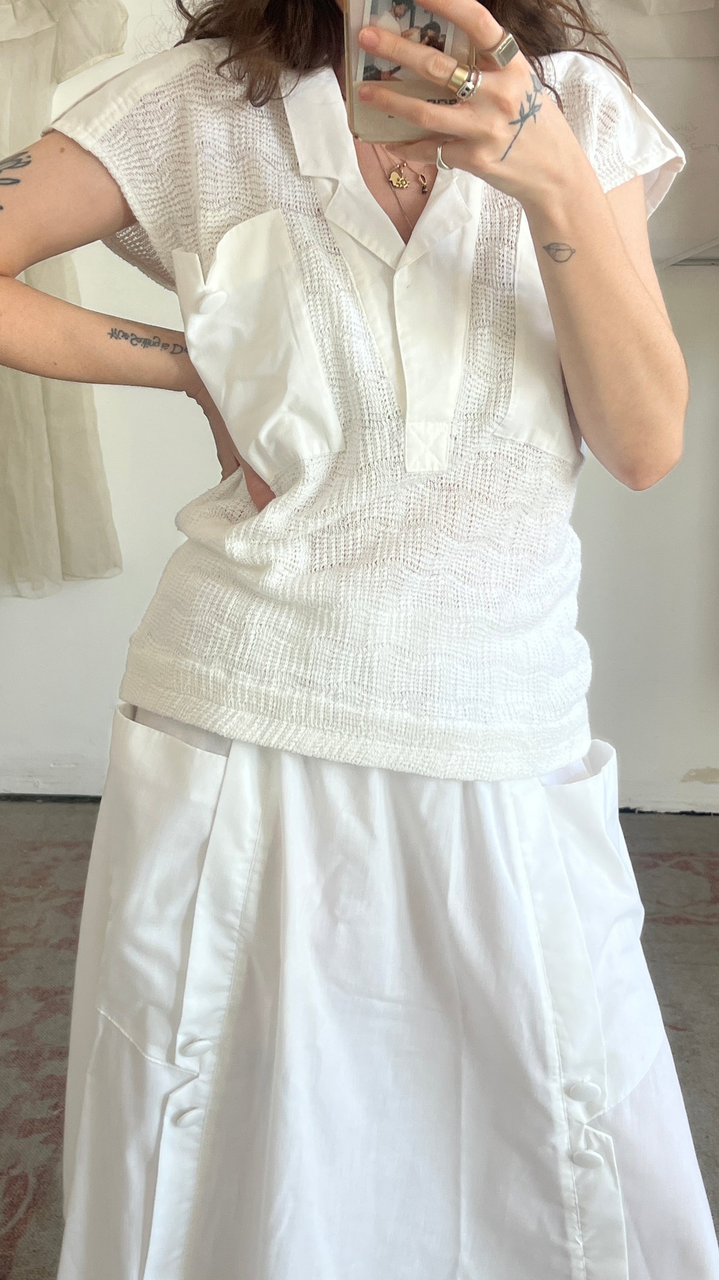 White Skirt Suit