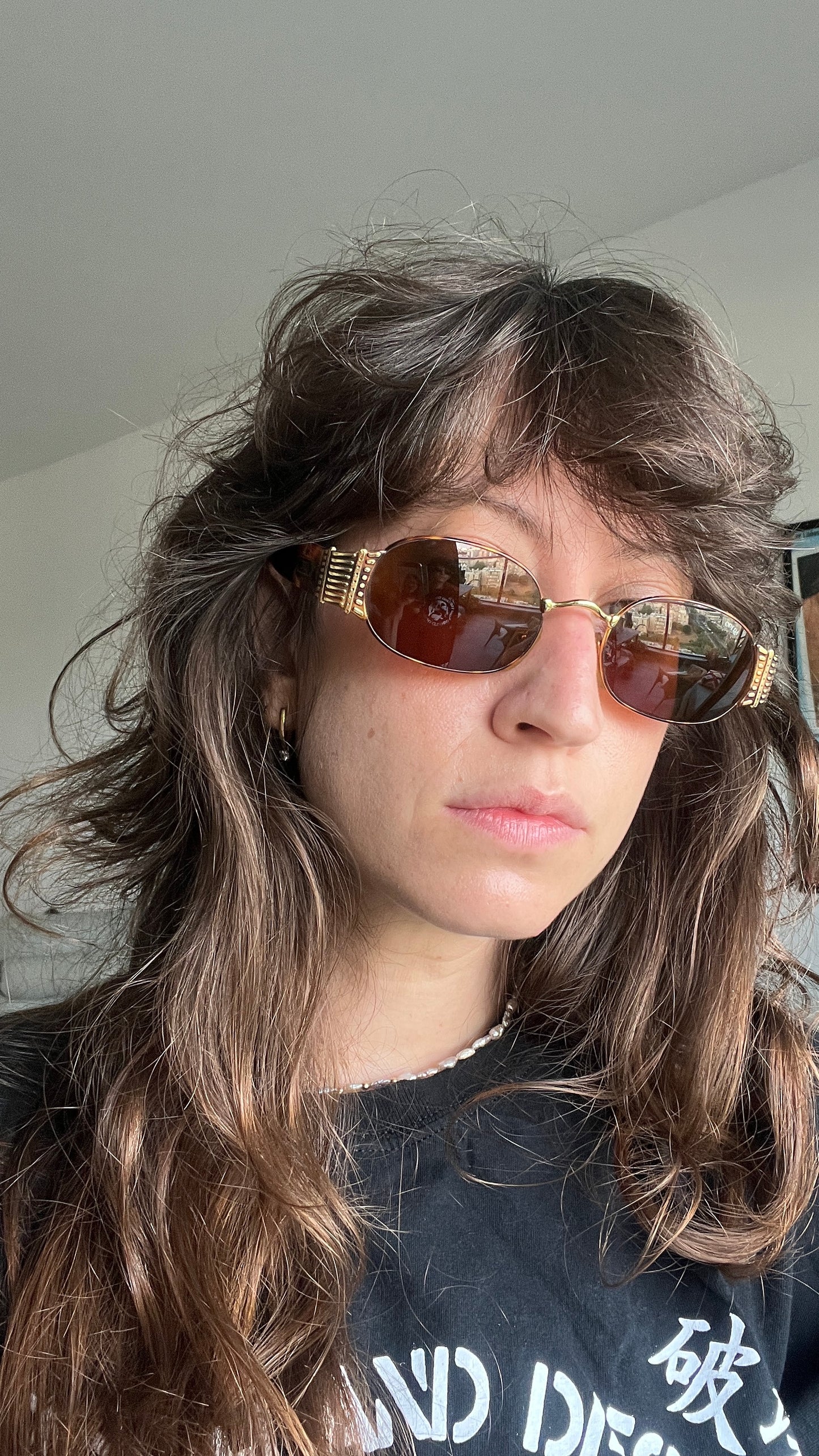 Opera Leopard-Print Sunglasses 90s Deadstock