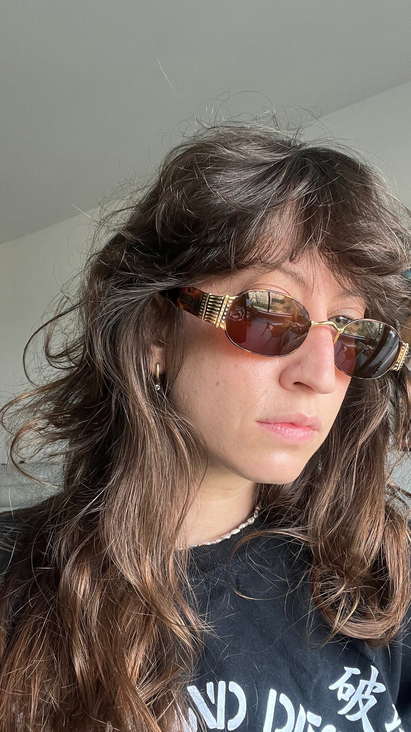 Opera Leopard-Print Sunglasses 90s Deadstock