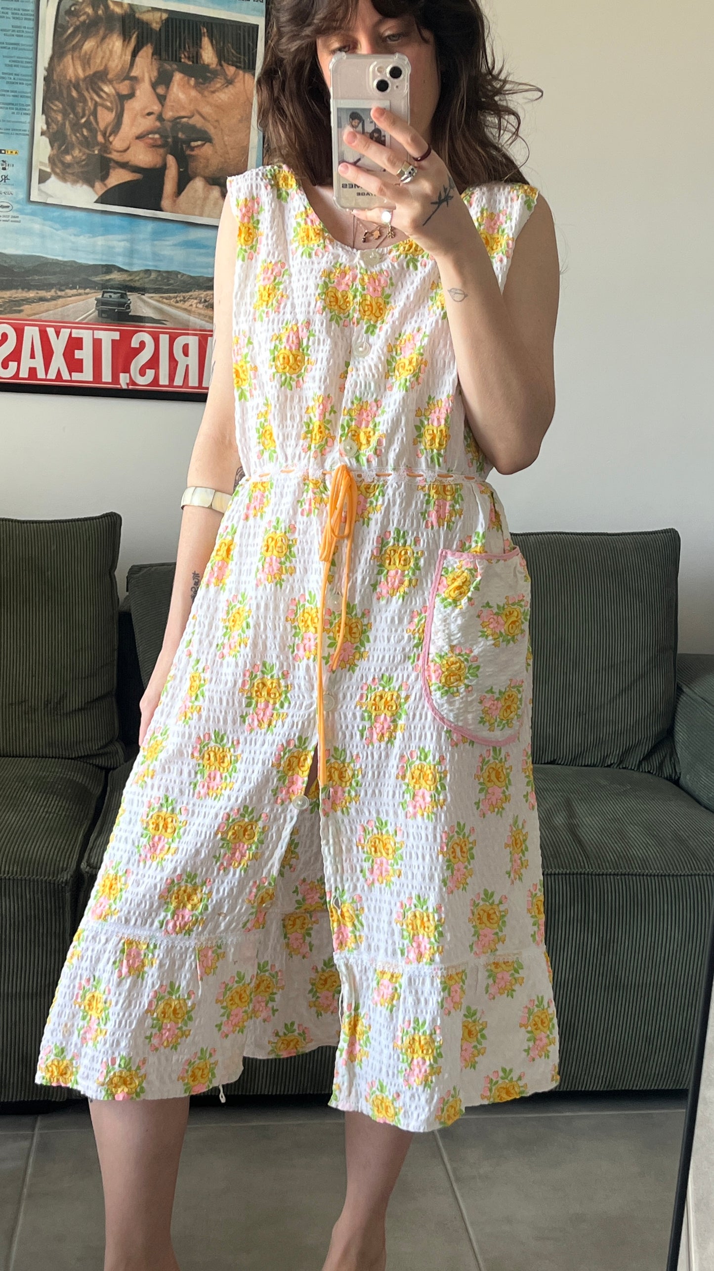 Pastel Floral House dress
