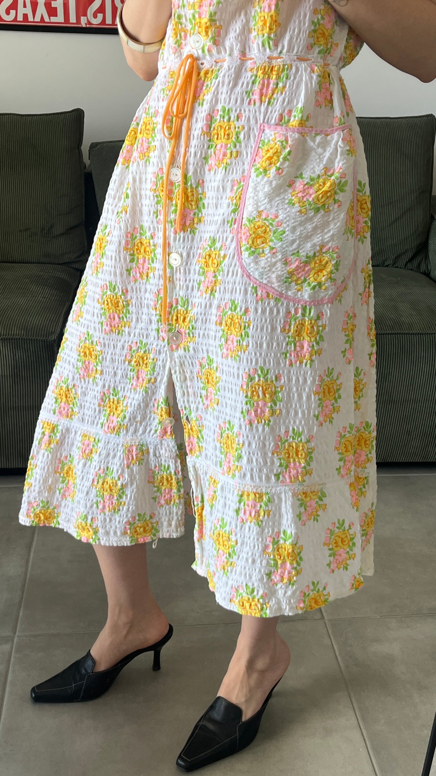 Pastel Floral House dress