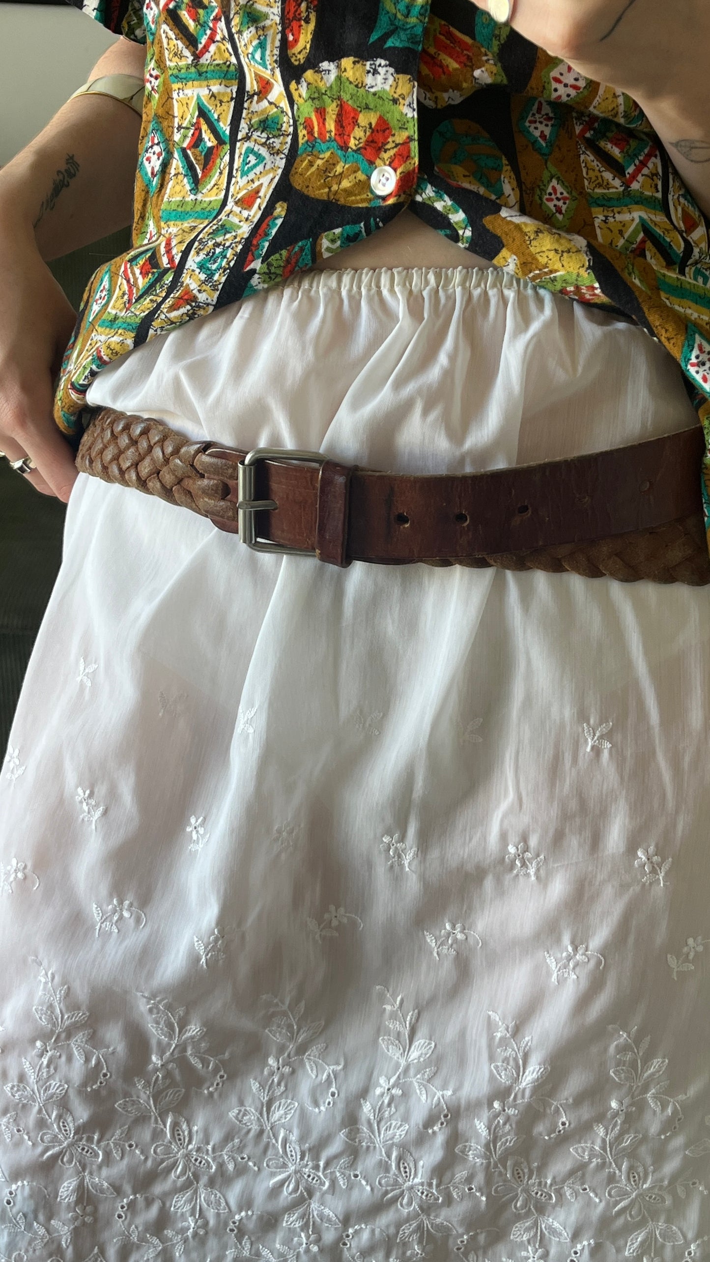 Braided Leather Belt