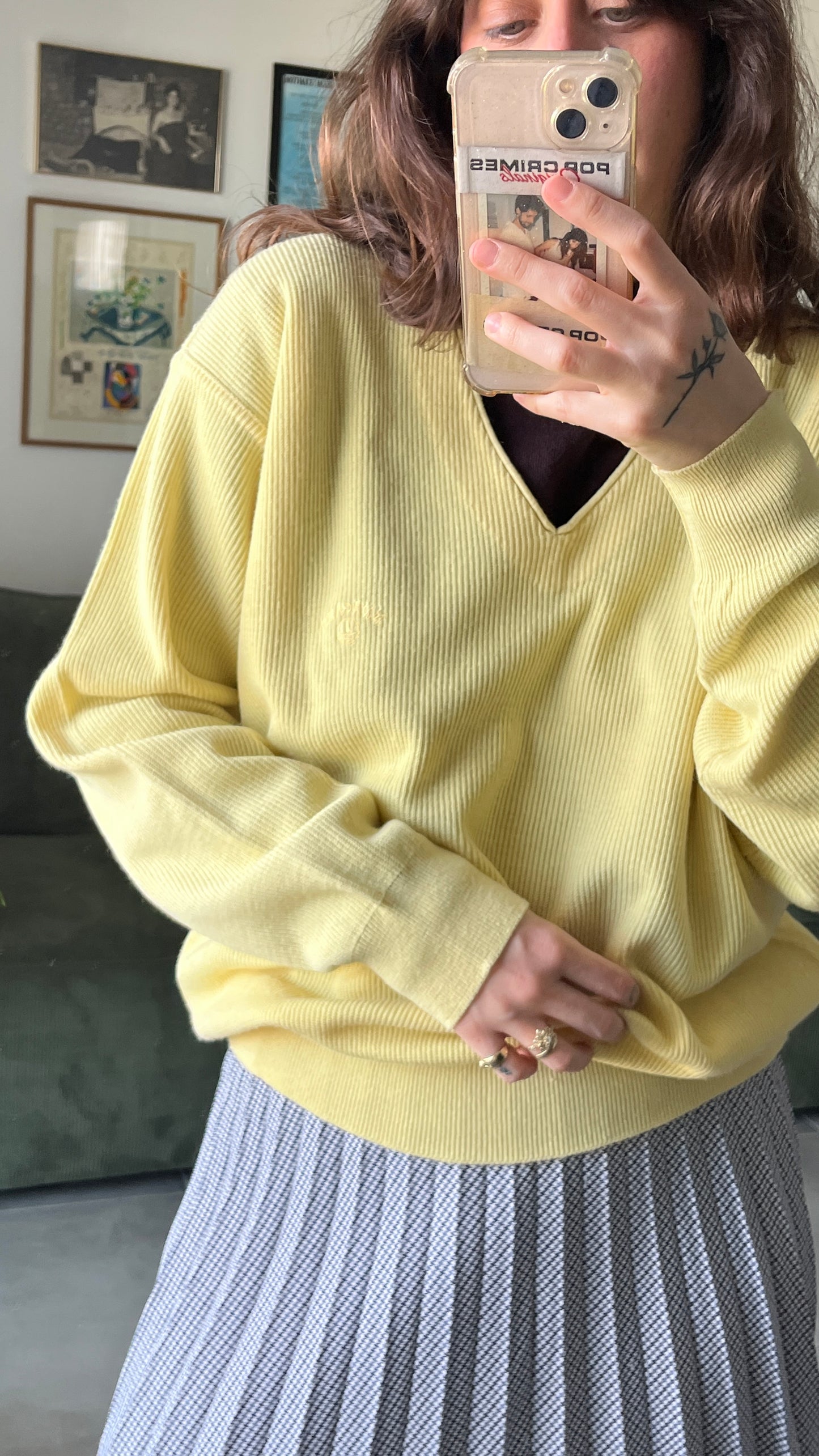 Banana V-Neck Sweater