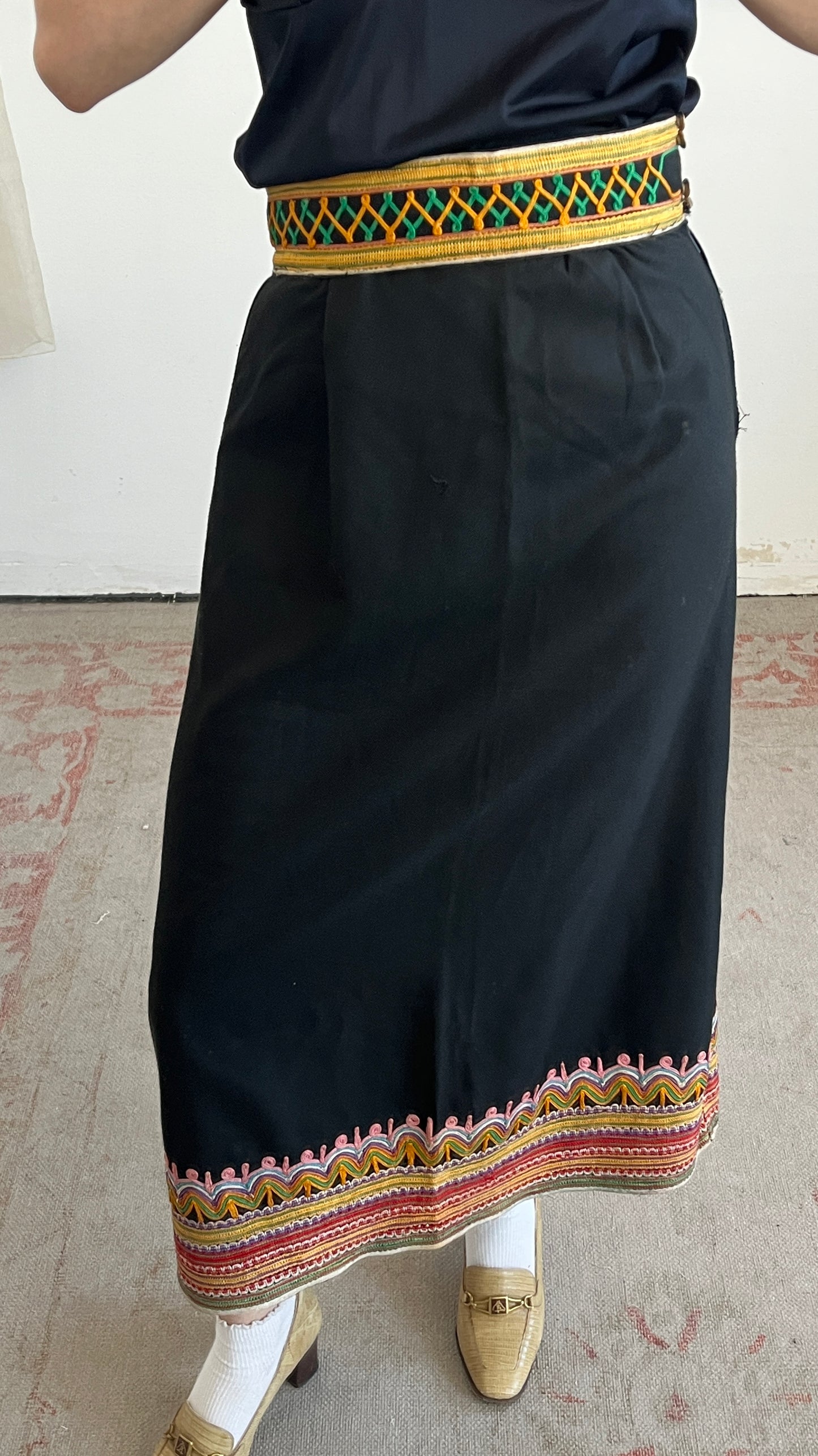 Oriental Embroidered Skirt