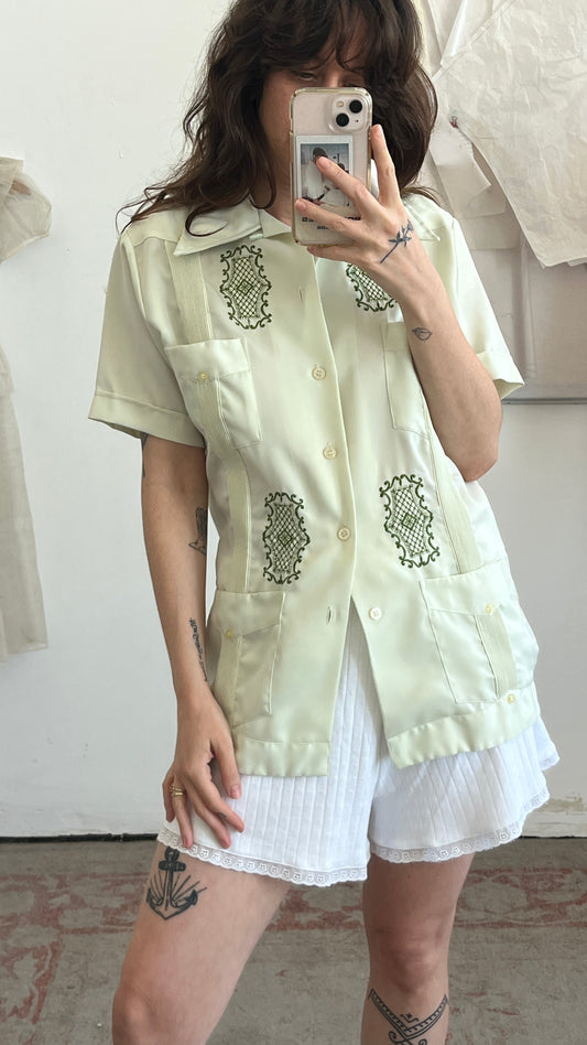 Traditional Mexican Embroidered Shirt