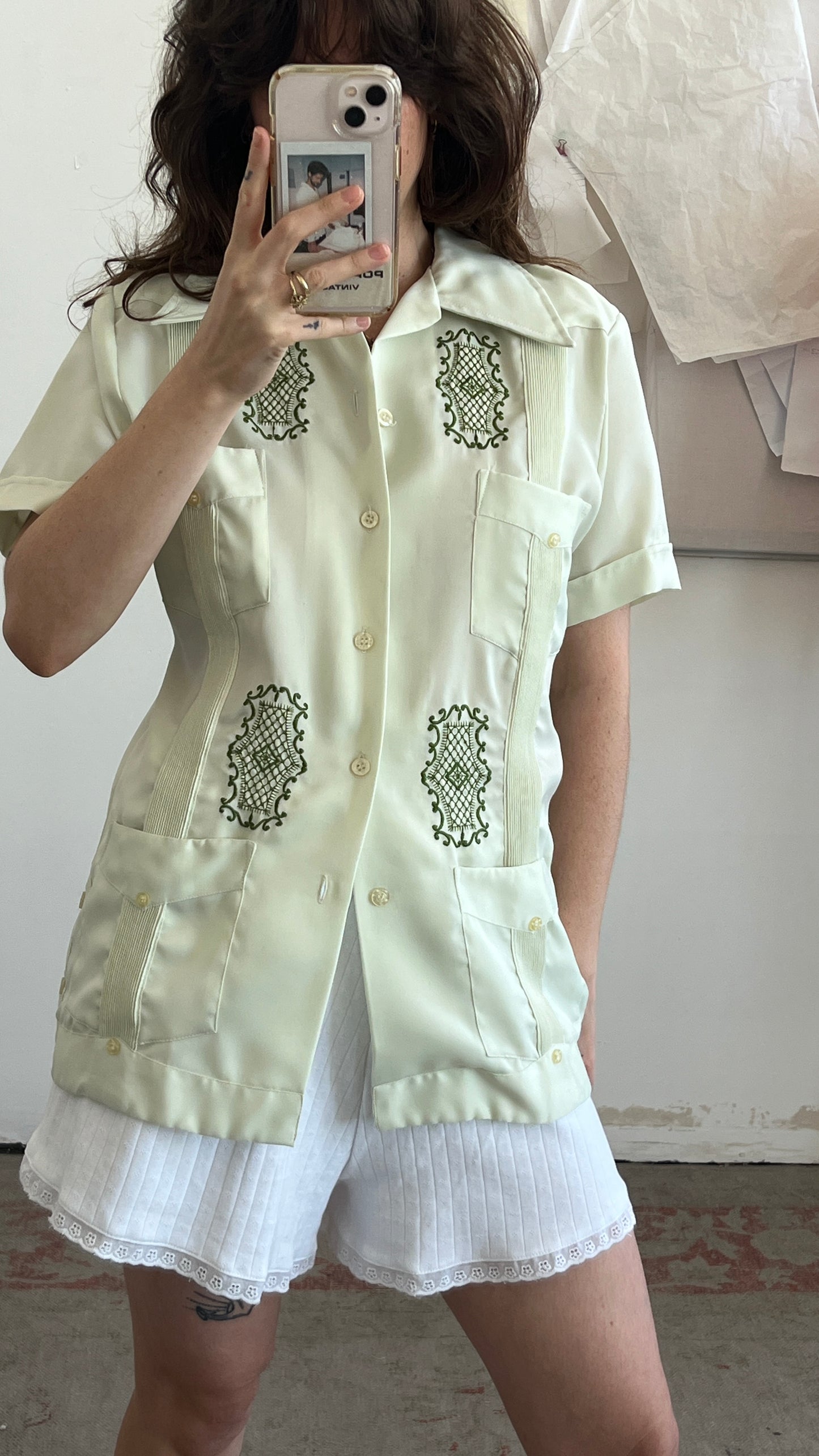 Traditional Mexican Embroidered Shirt