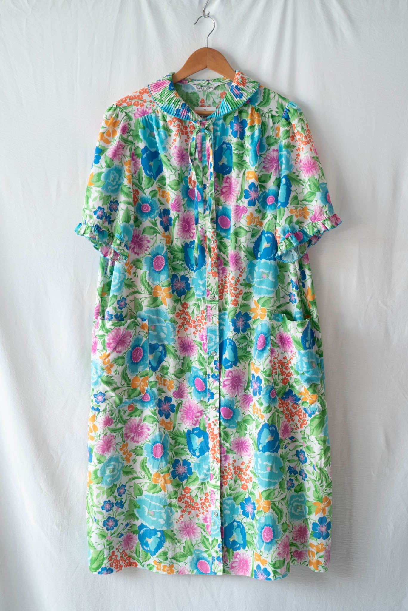 Floral Nightdress with Embroidery