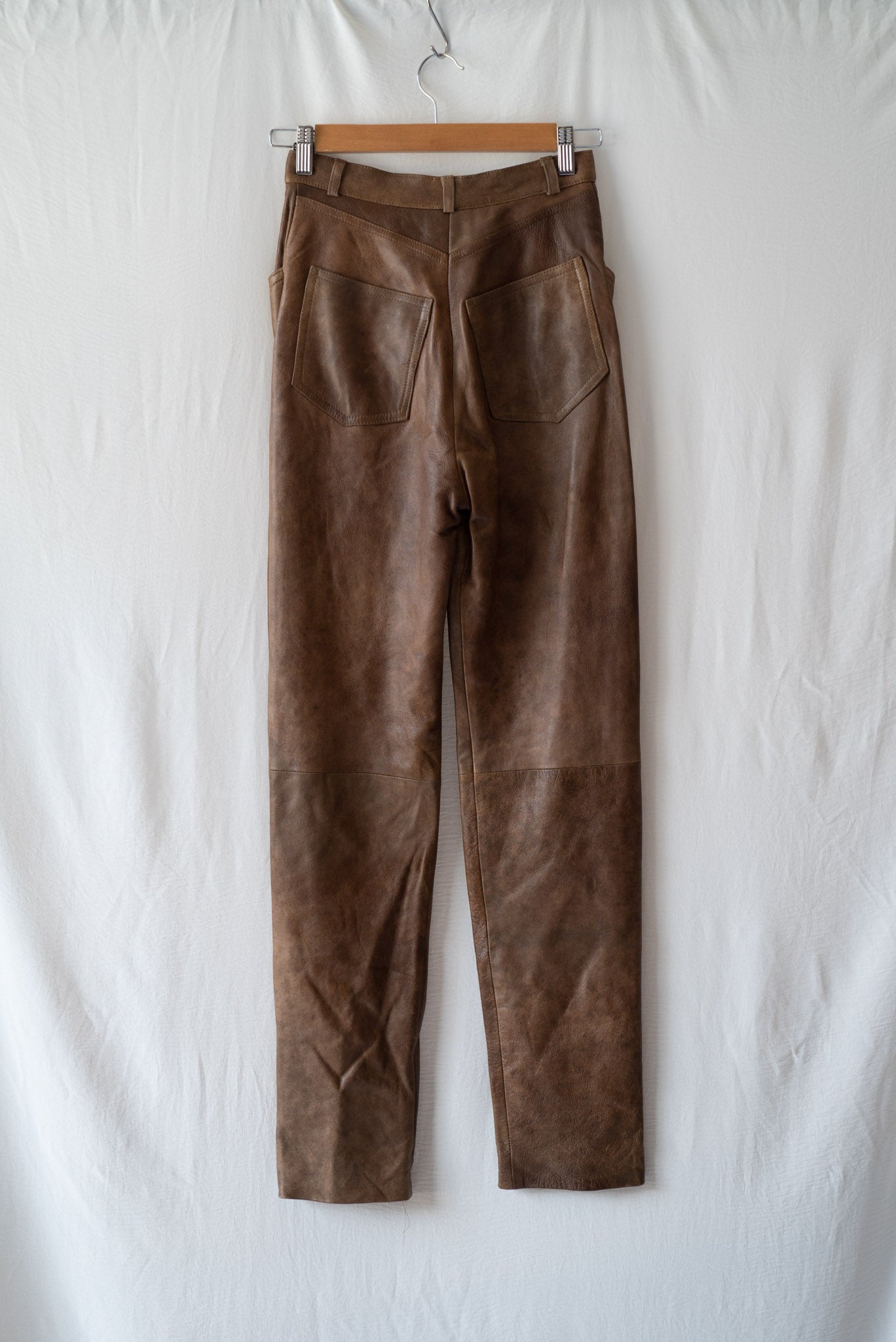 Brown Leather Pants