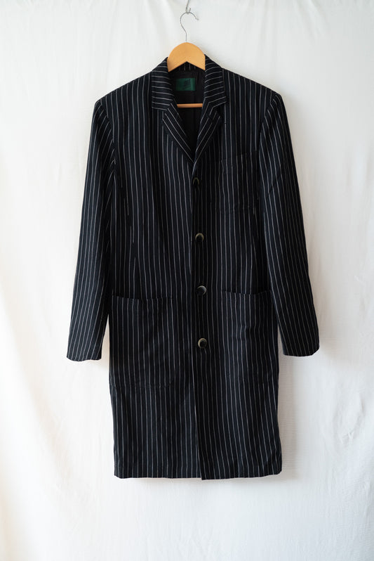 Junior Gaultier Striped Long Jacket