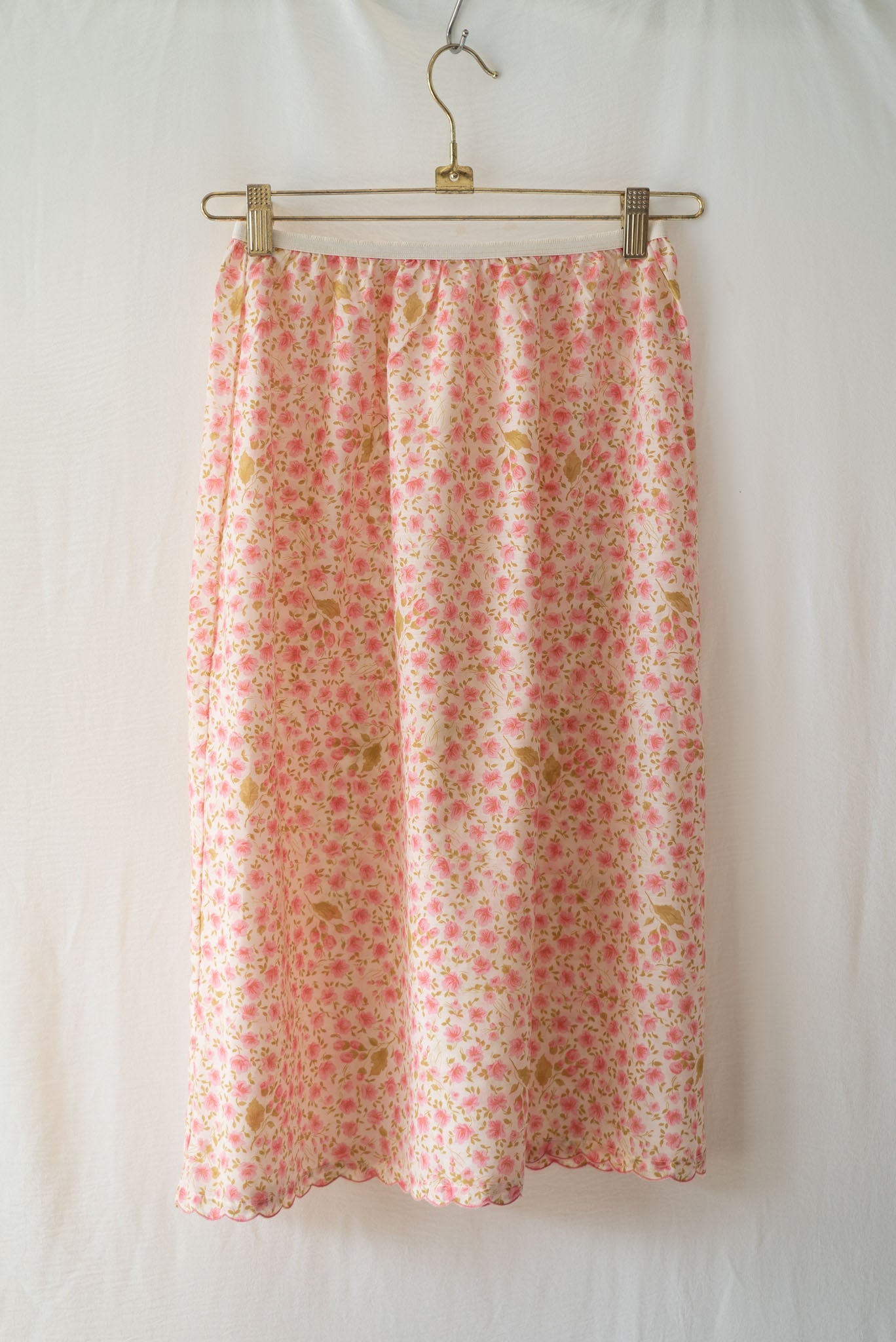 Pink Floral Underskirt