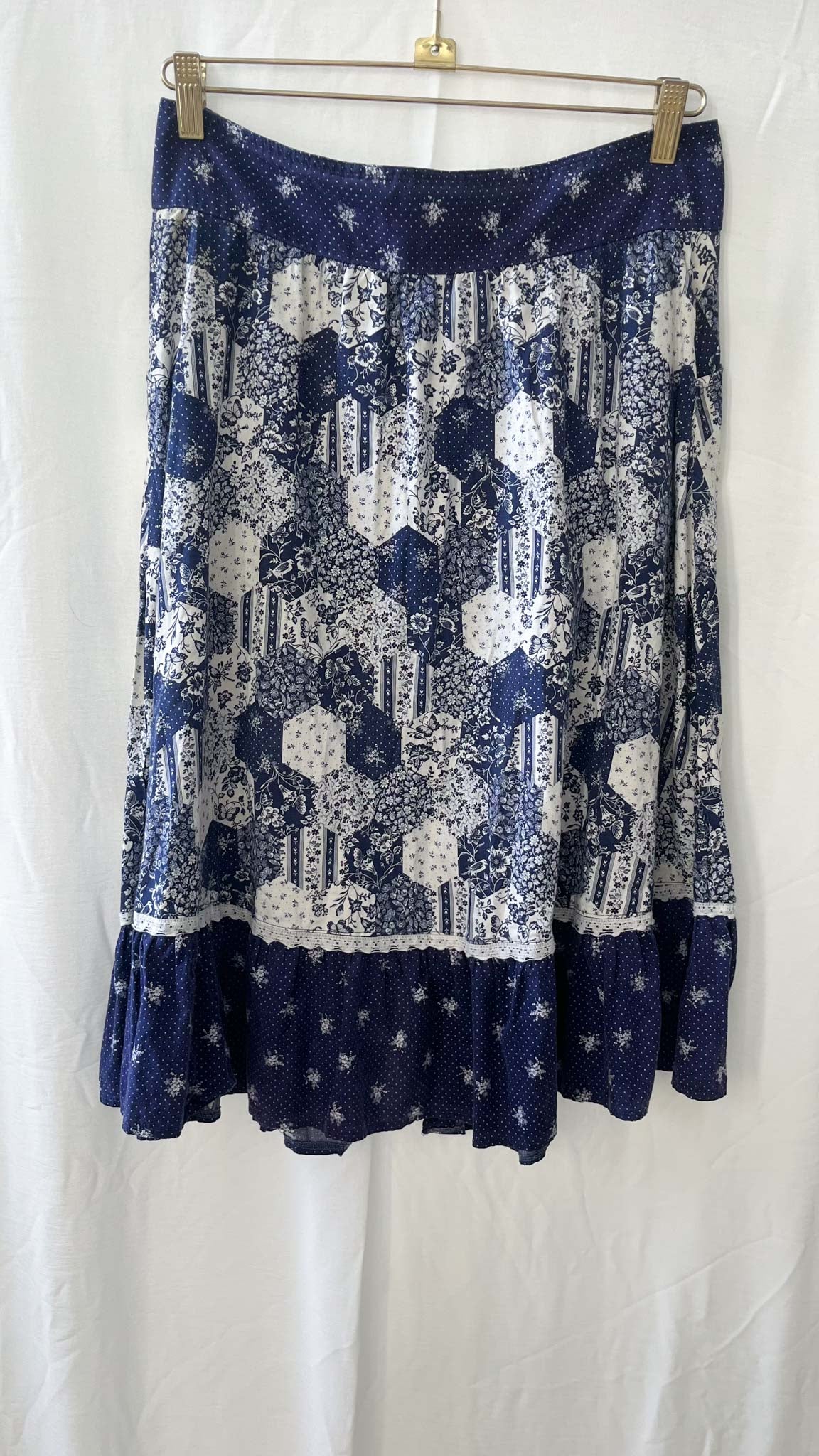 Floral Ruffle Skirt