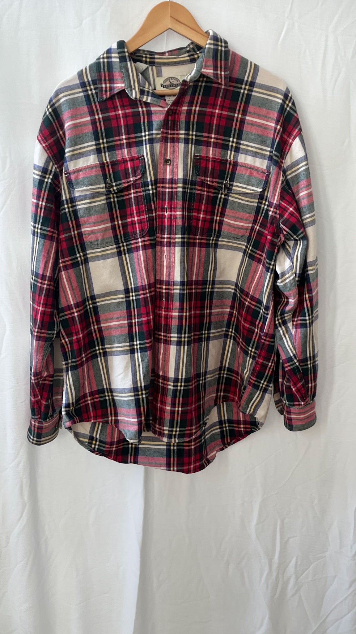Men's Plaid Button-Up Shirt
