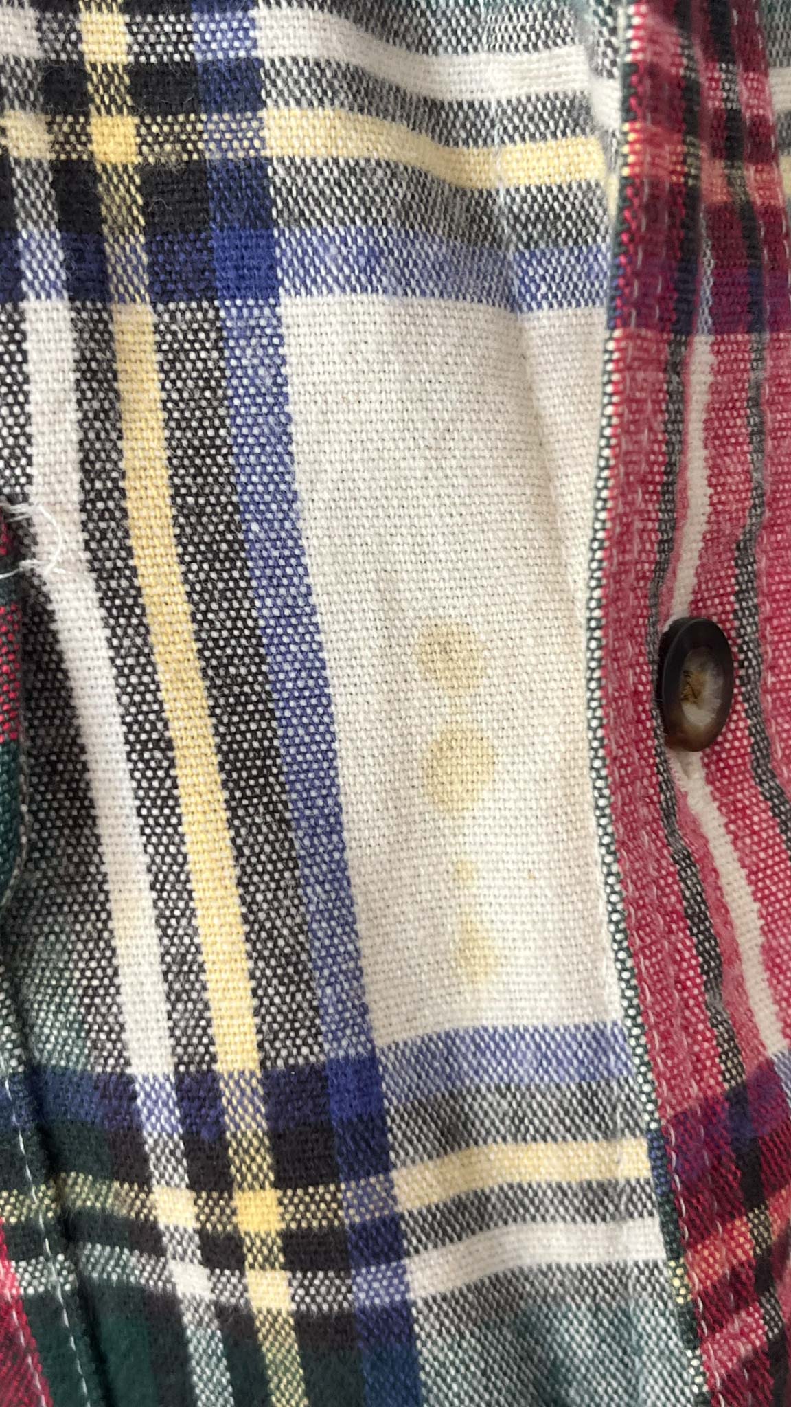 Men's Plaid Button-Up Shirt