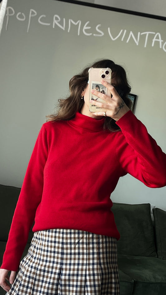 Red Turtleneck Sweater Old Navy