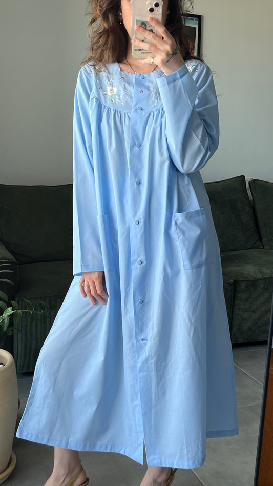 Long Embroidered Nightgown